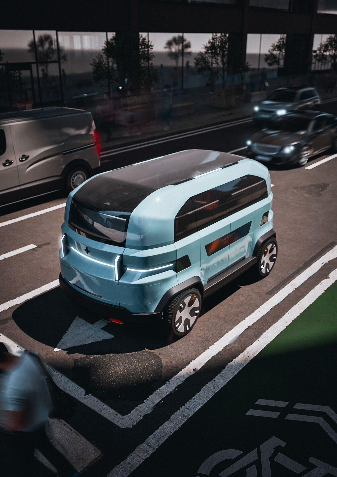 CROSSER V2，amphibious design，coastal traffic，Intelligent Transportation ，