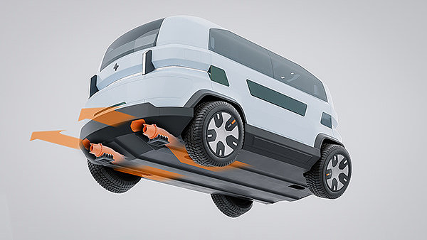 CROSSER V2，amphibious design，coastal traffic，Intelligent Transportation ，