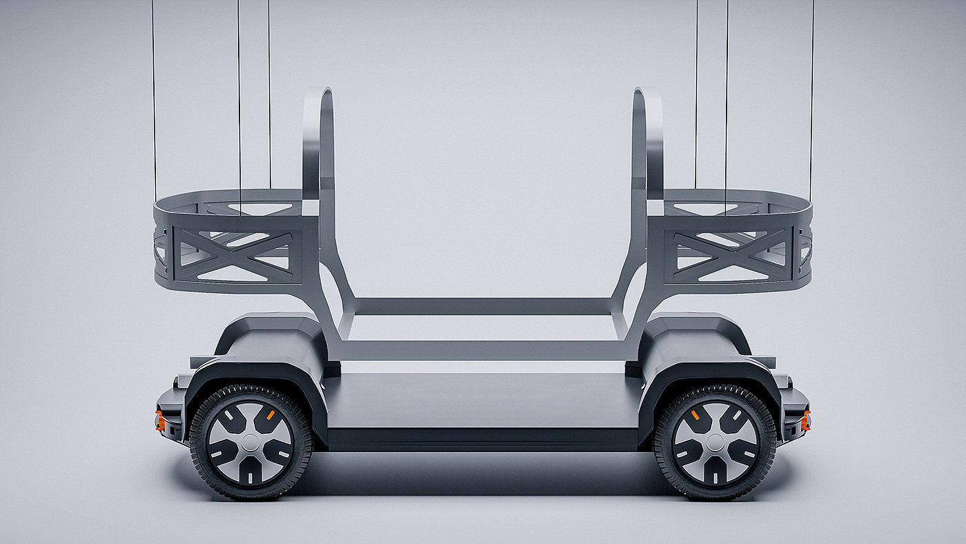 CROSSER V2，amphibious design，coastal traffic，Intelligent Transportation ，