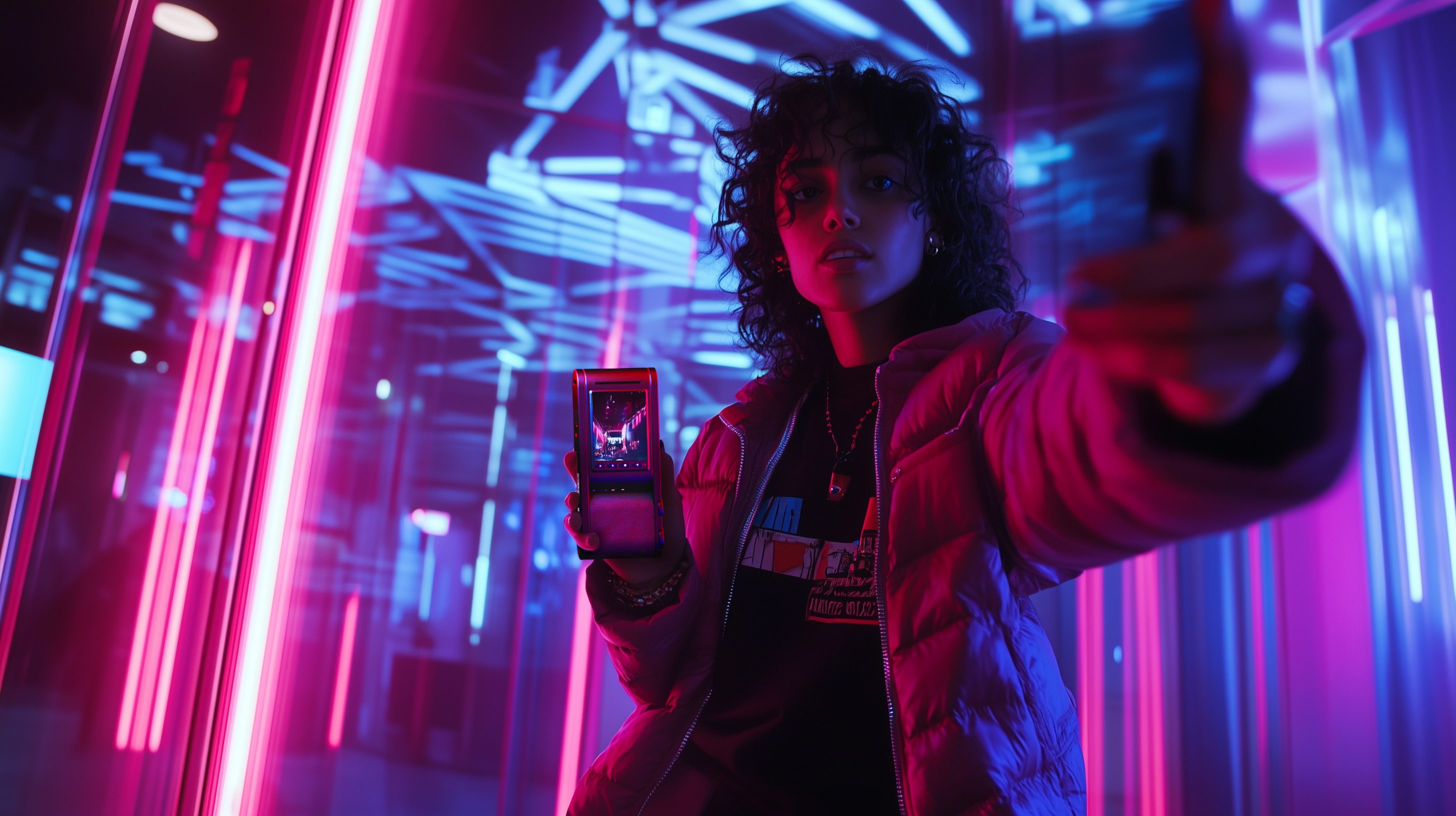 Rotating display，Portable camera，Steady shooting，Camera CLIPS，Portability，