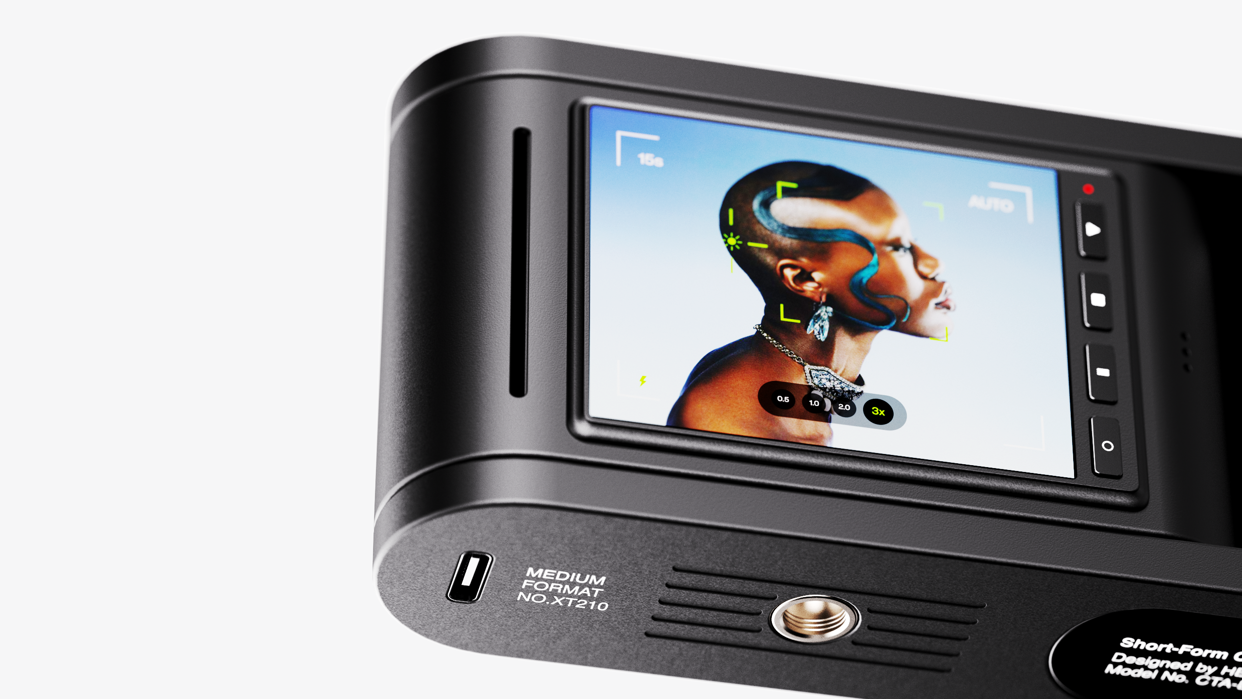 Rotating display，Portable camera，Steady shooting，Camera CLIPS，Portability，