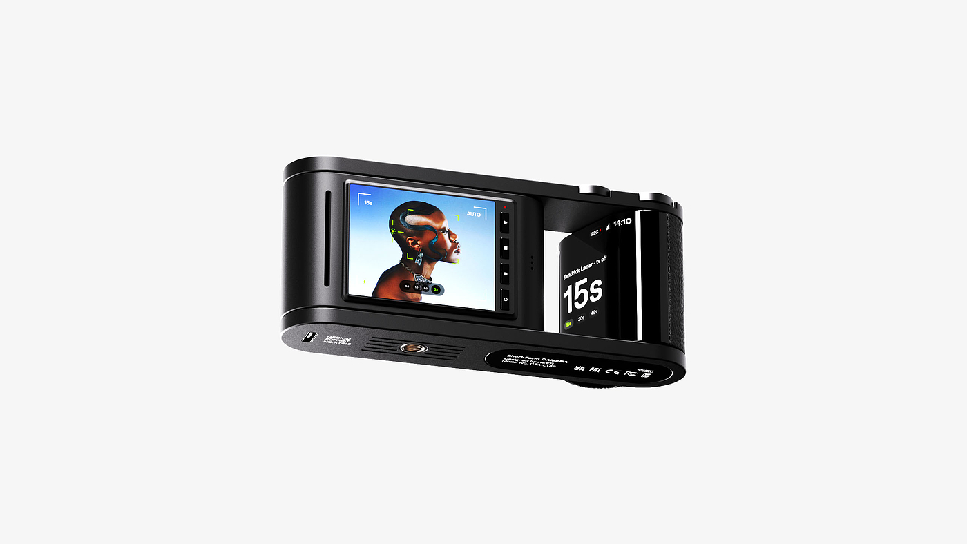 Rotating display，Portable camera，Steady shooting，Camera CLIPS，Portability，