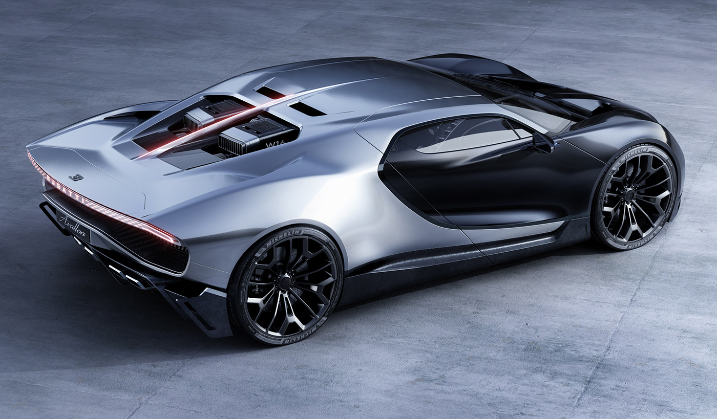 Bugatti Avallon，Sports car，luxurious，High performance，