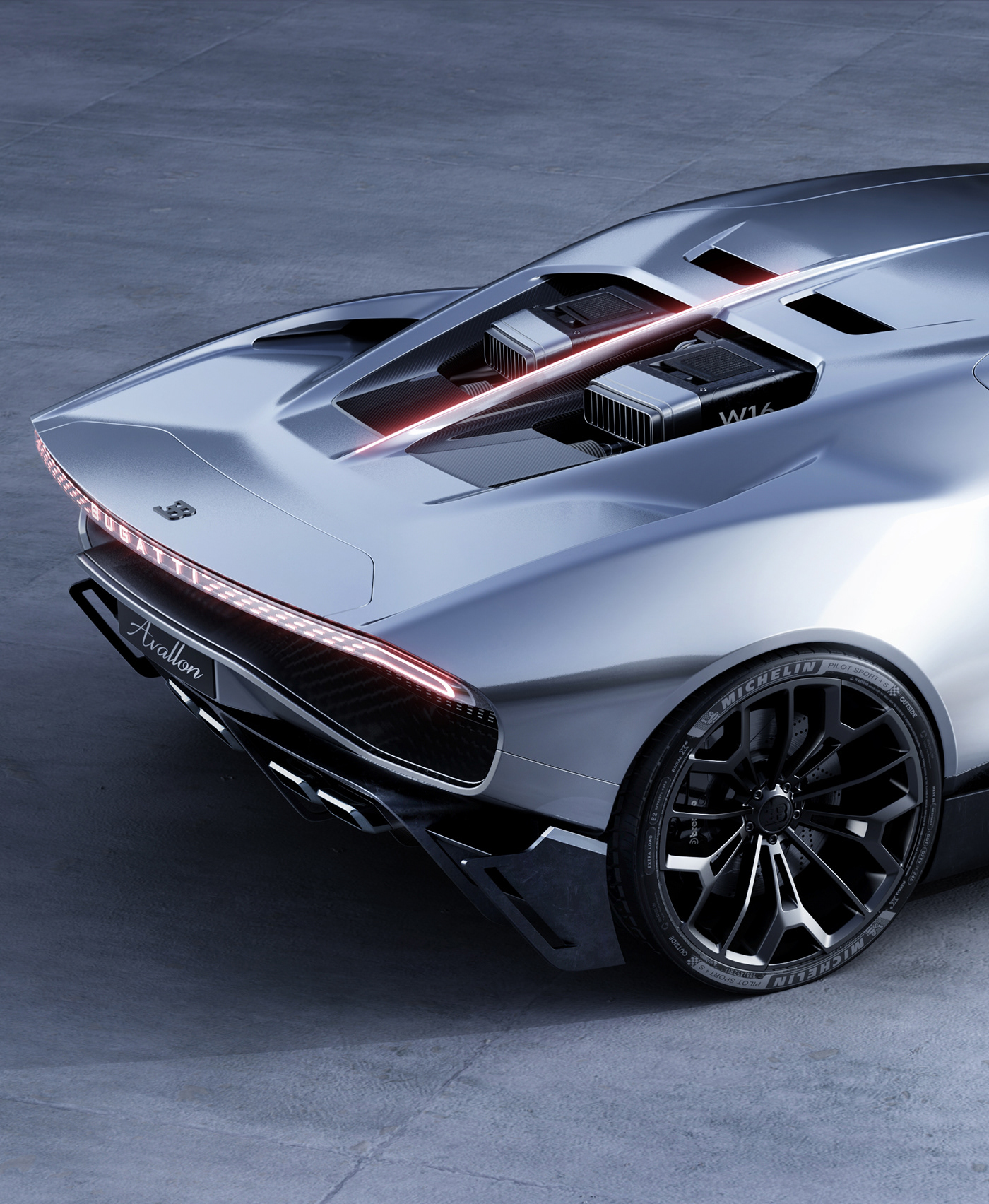 Bugatti Avallon，Sports car，luxurious，High performance，