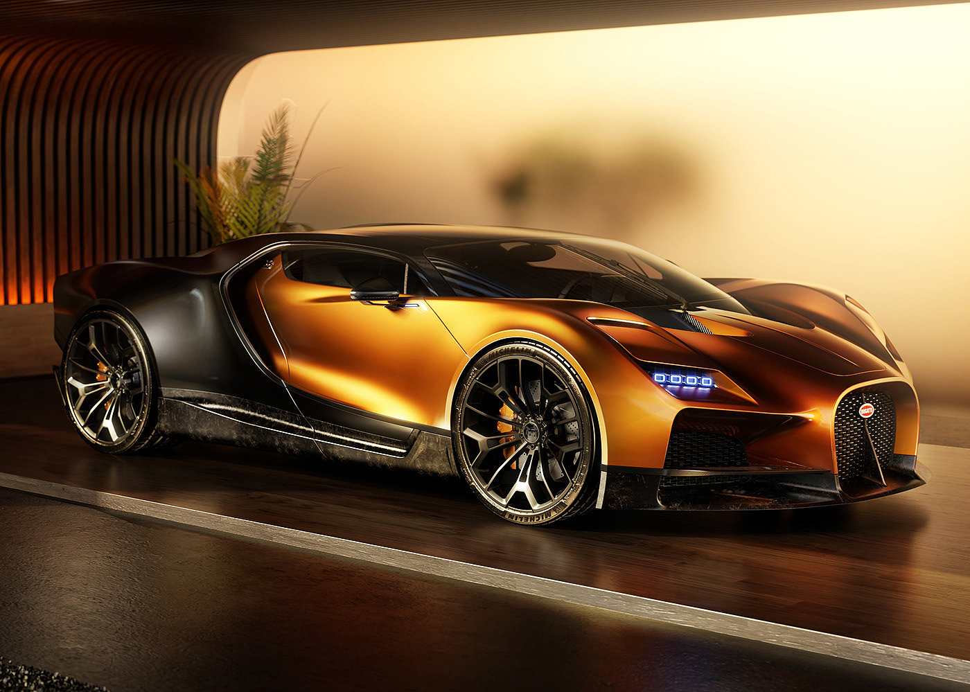 Bugatti Avallon，Sports car，luxurious，High performance，