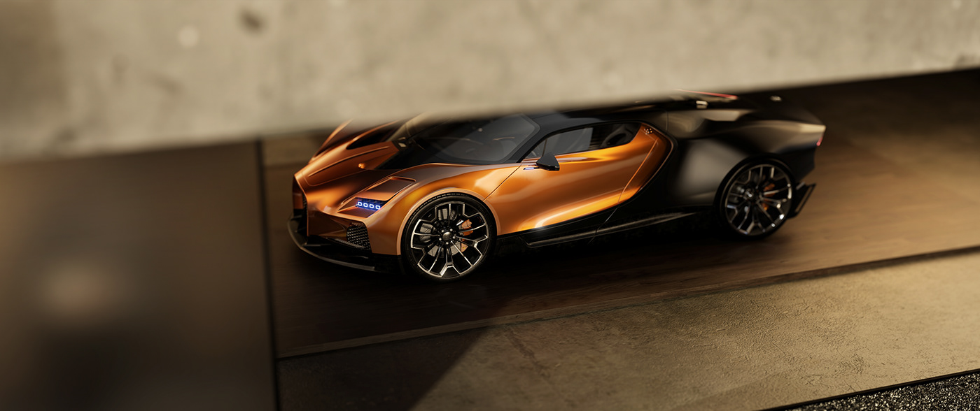 Bugatti Avallon，Sports car，luxurious，High performance，