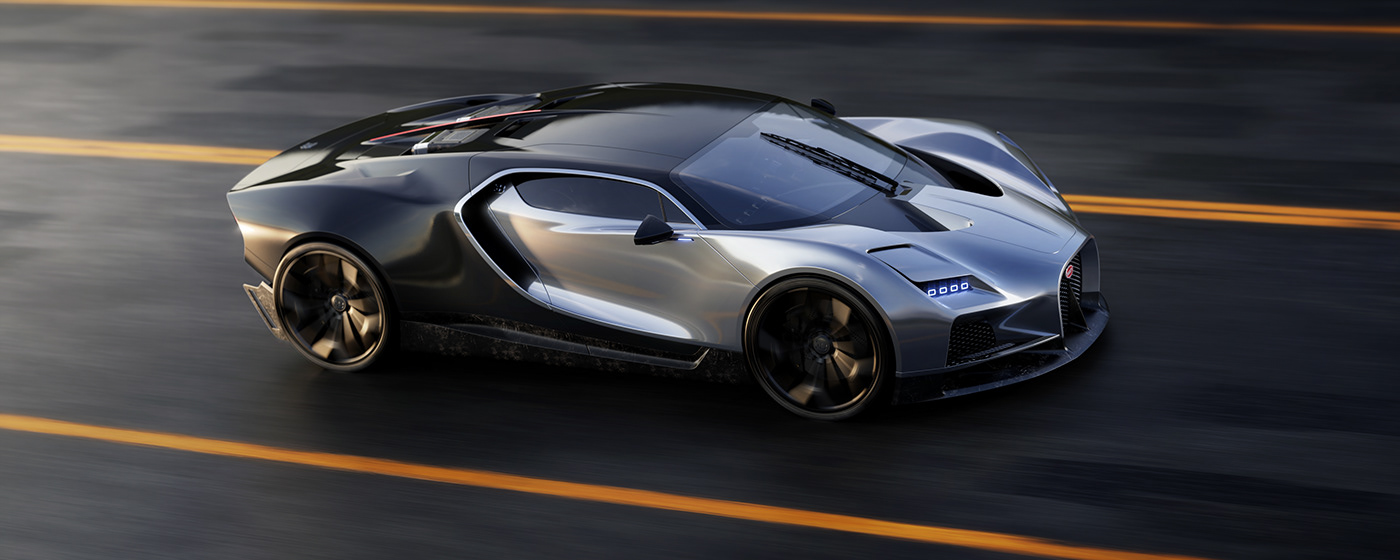 Bugatti Avallon，Sports car，luxurious，High performance，