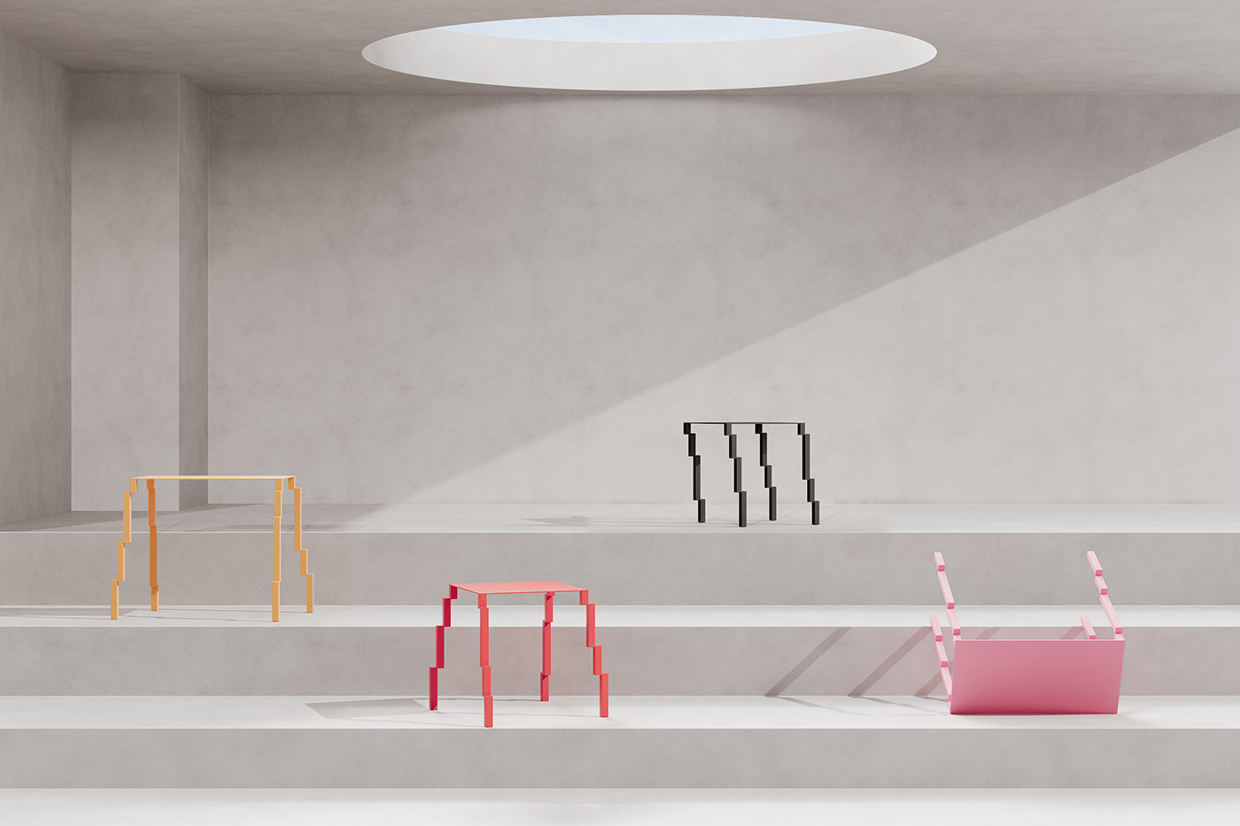 chair，Emotional design，Creative design，Wrong reaction，