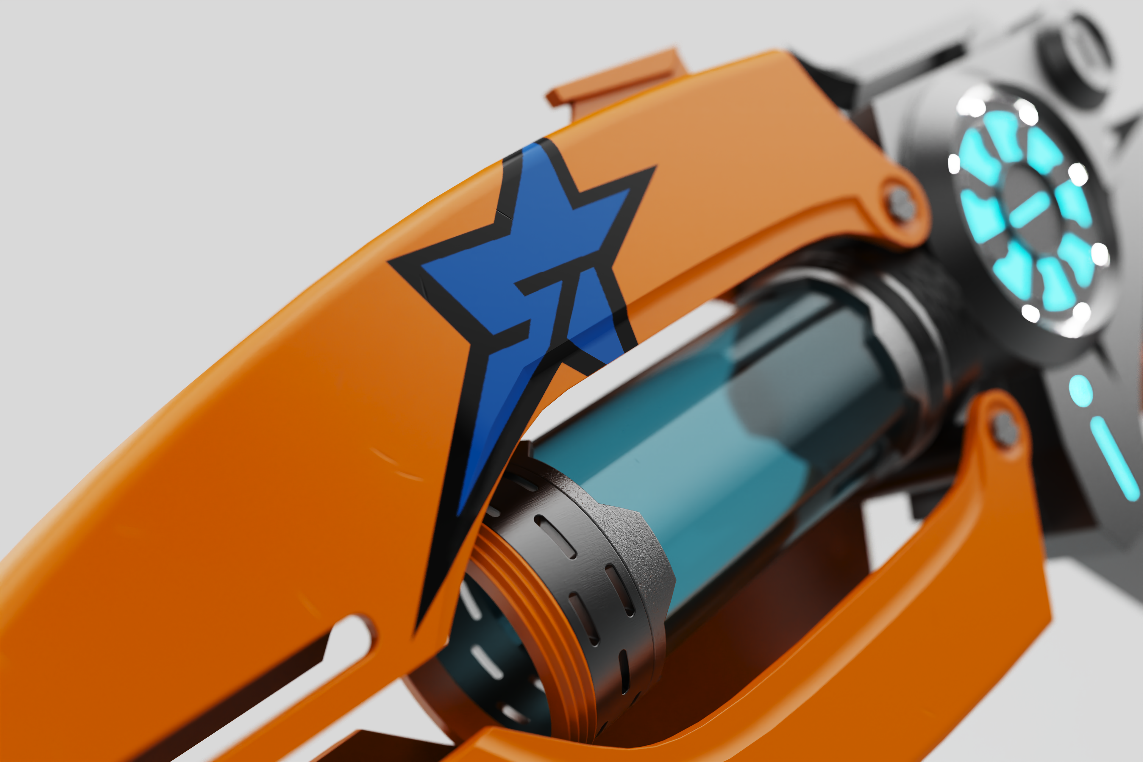 modeling，immersive experience ，Laser Gun，Slugterra，