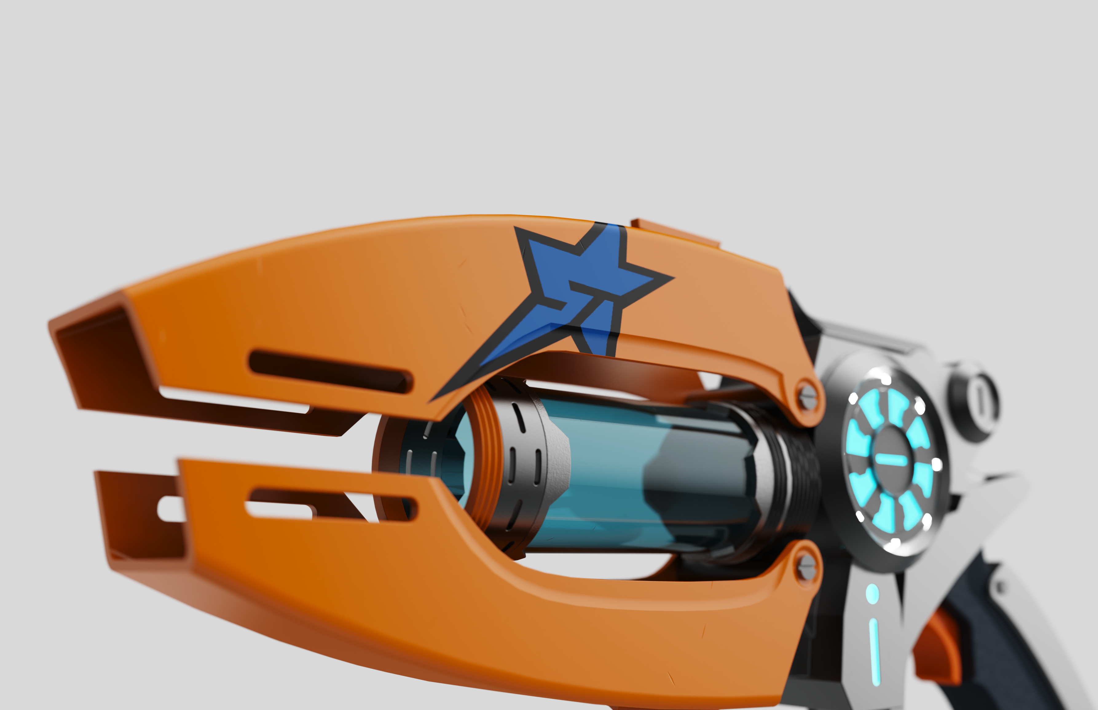 modeling，immersive experience ，Laser Gun，Slugterra，