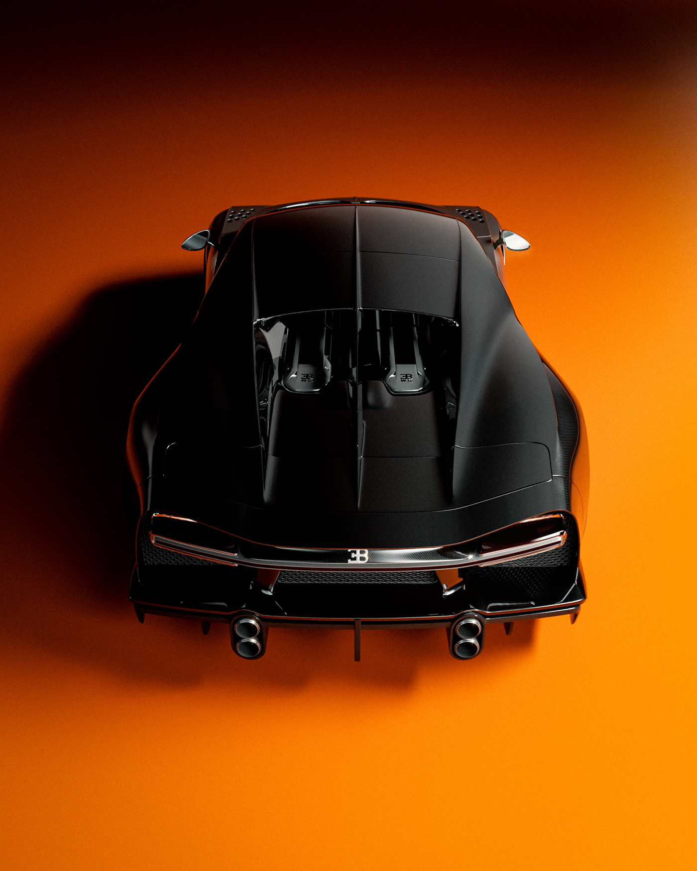 Super car，Bugatti Chiron，Custom hub，Automotive Process，Extreme Design，