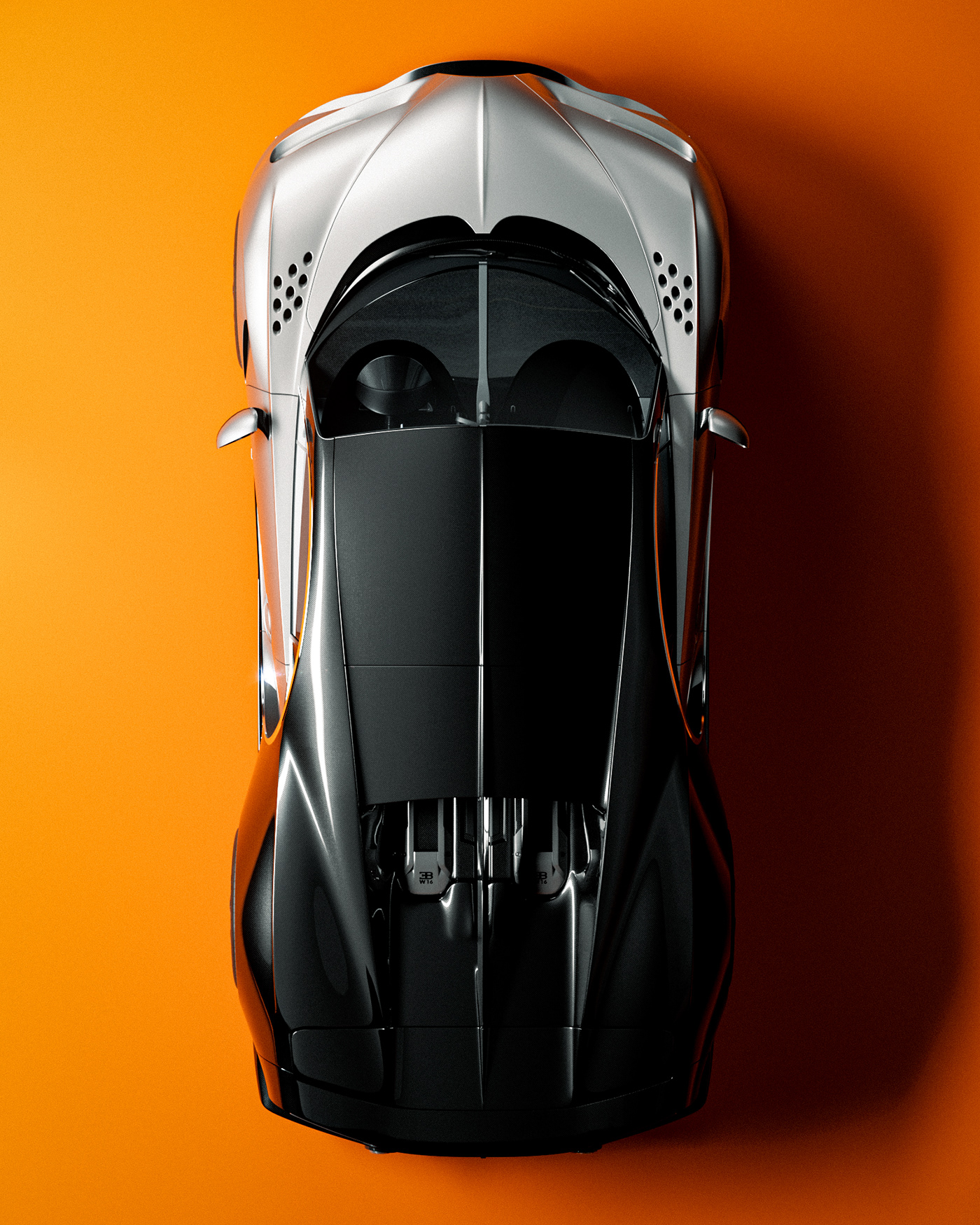 Super car，Bugatti Chiron，Custom hub，Automotive Process，Extreme Design，