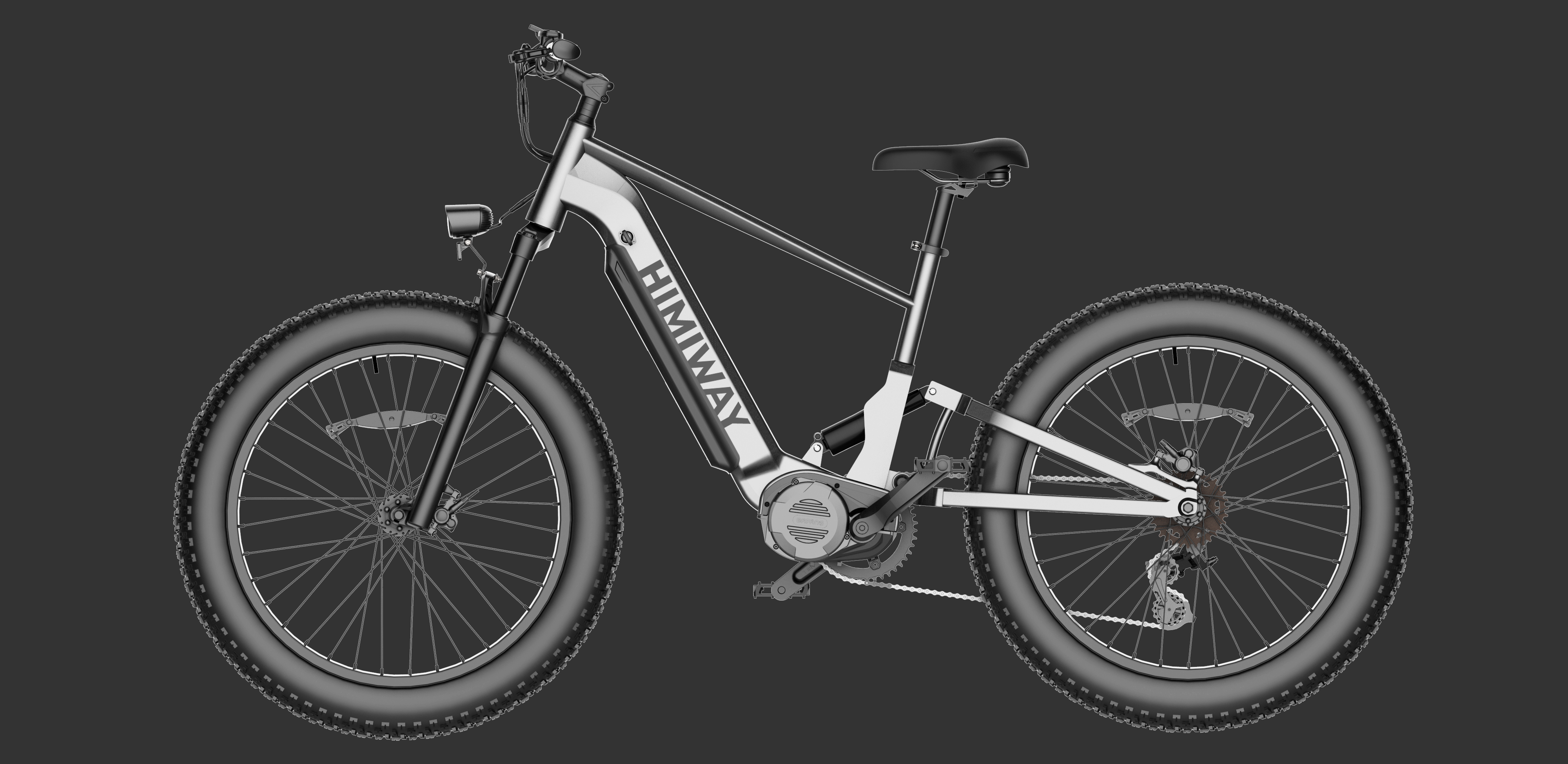 fat tire car，Soft tail，Electric power assisted bicycle，eBIKE，