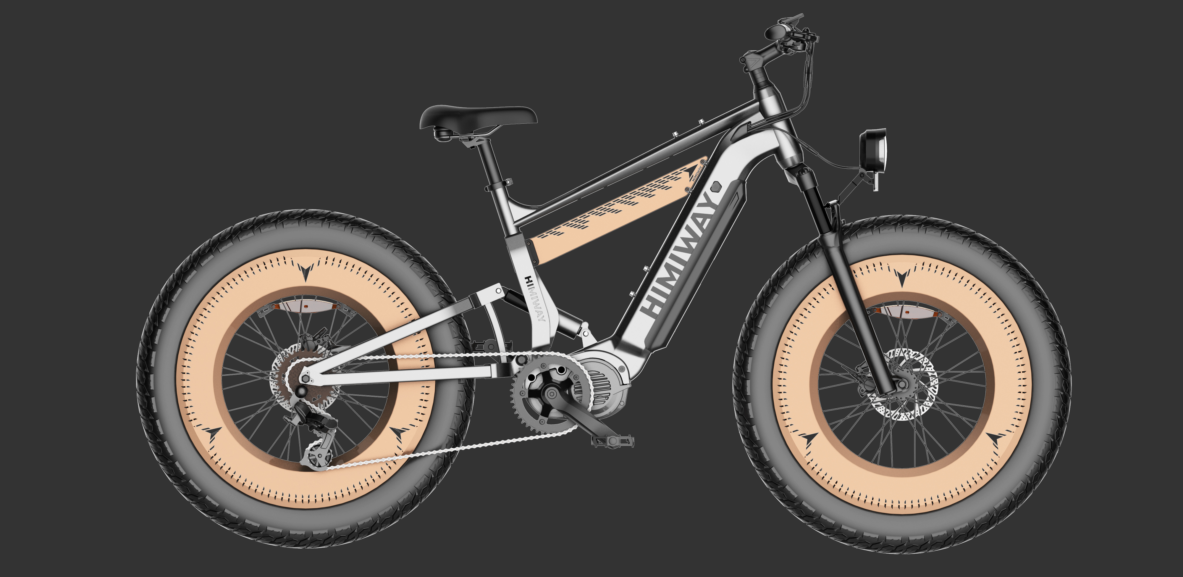 fat tire car，Soft tail，Electric power assisted bicycle，eBIKE，