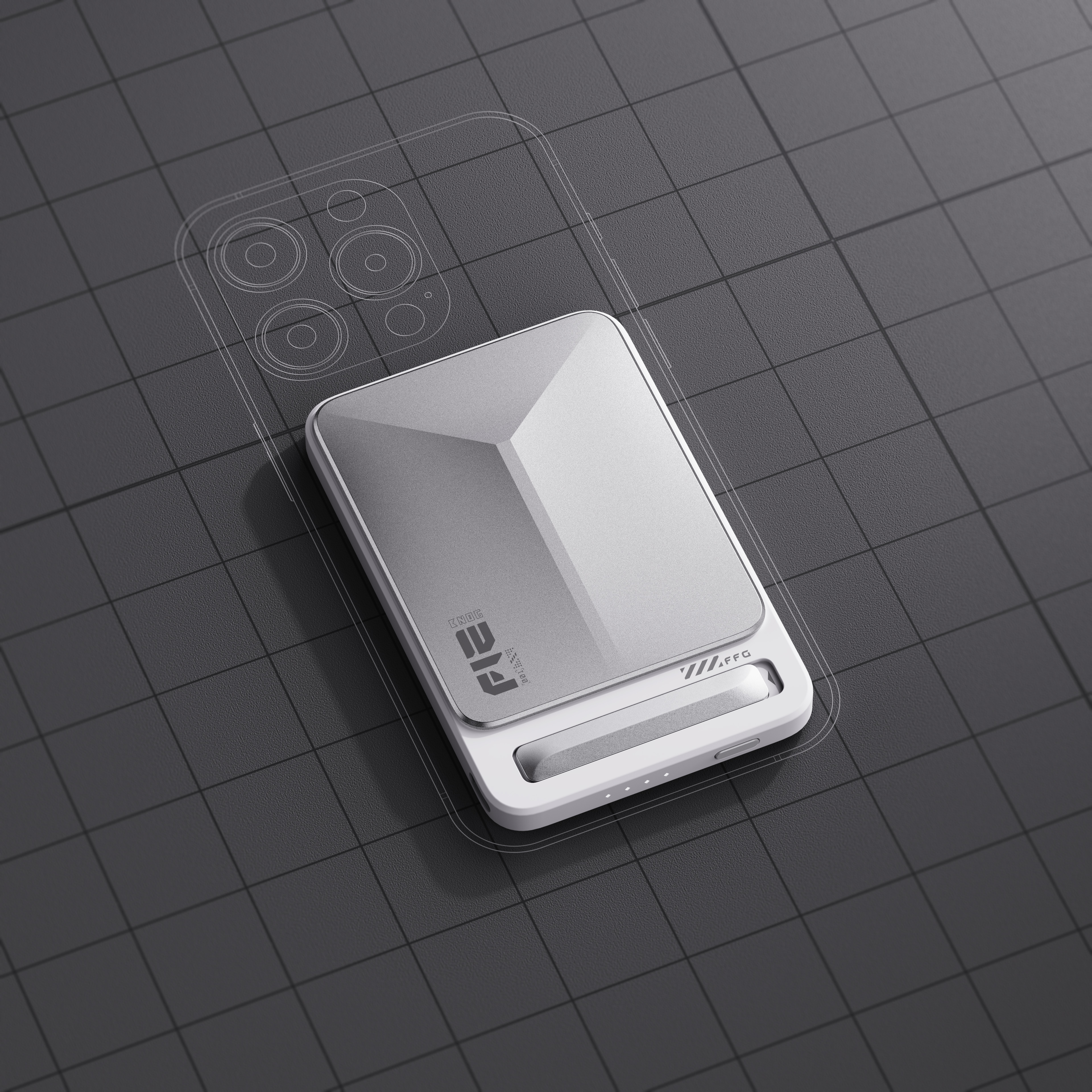 portable battery，Wireless charging，Cyber，product design，portable source，Digital technology，3c，Hard core，