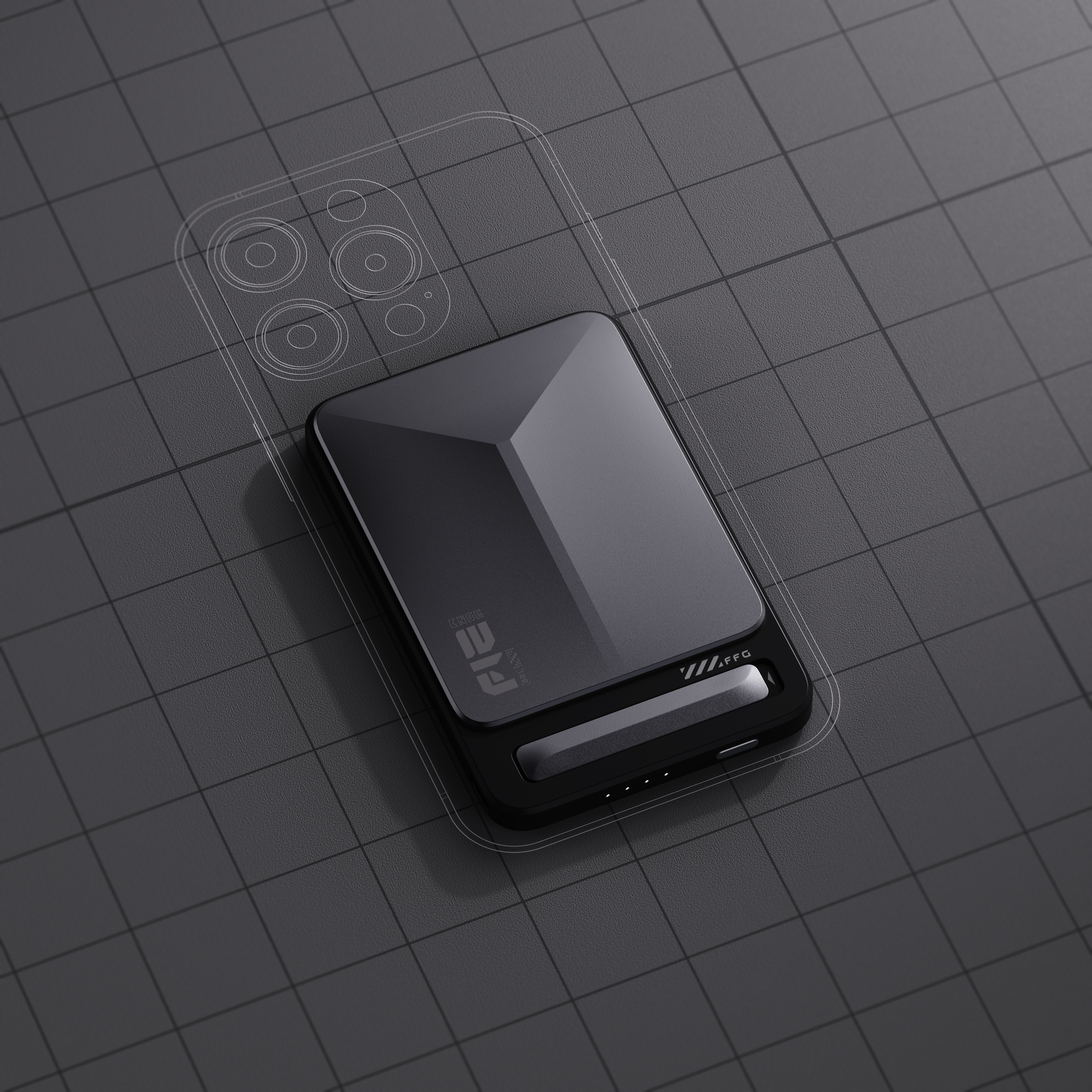 portable battery，Wireless charging，Cyber，product design，portable source，Digital technology，3c，Hard core，