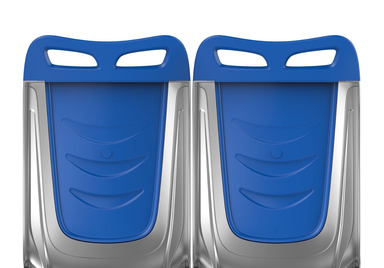 Lightweight fashion bus seat，