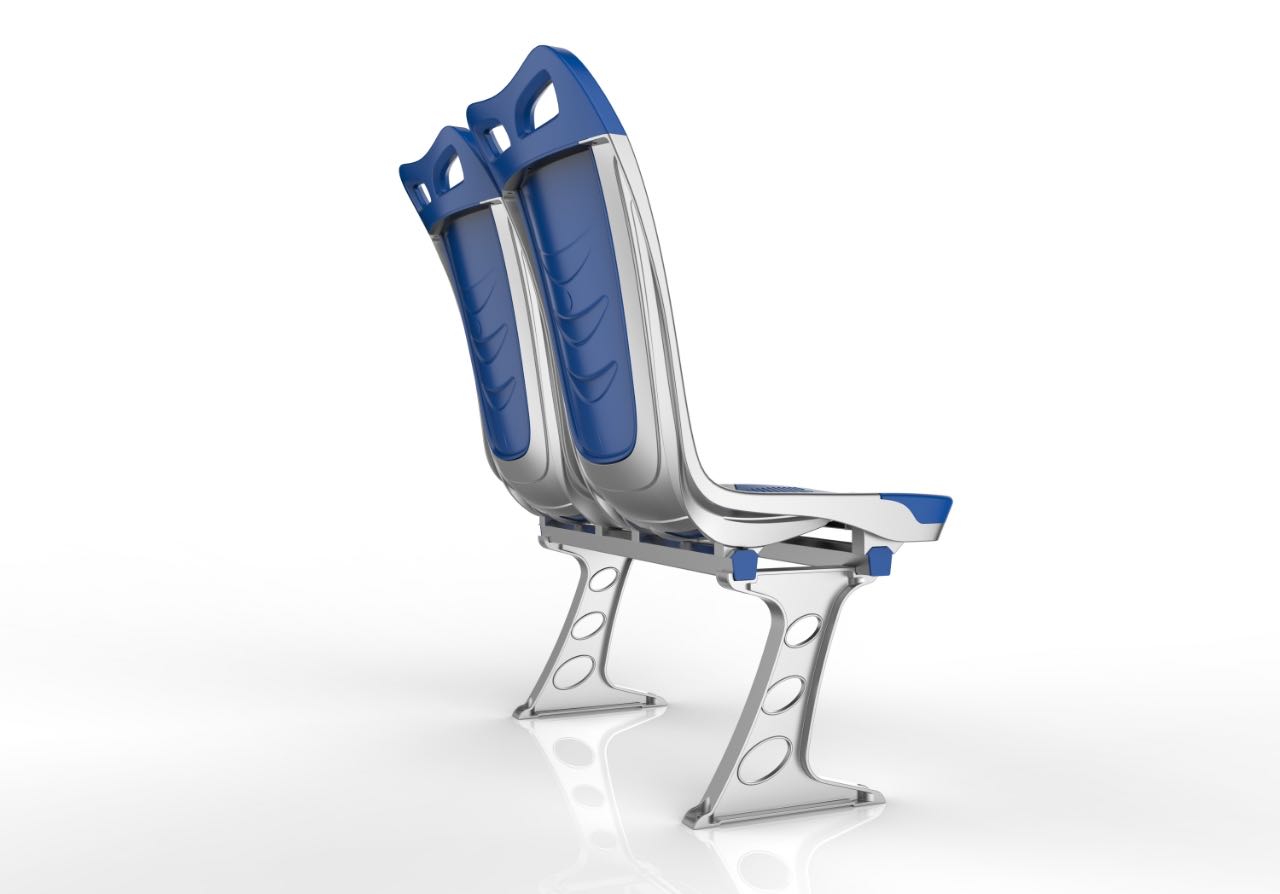 Lightweight fashion bus seat，