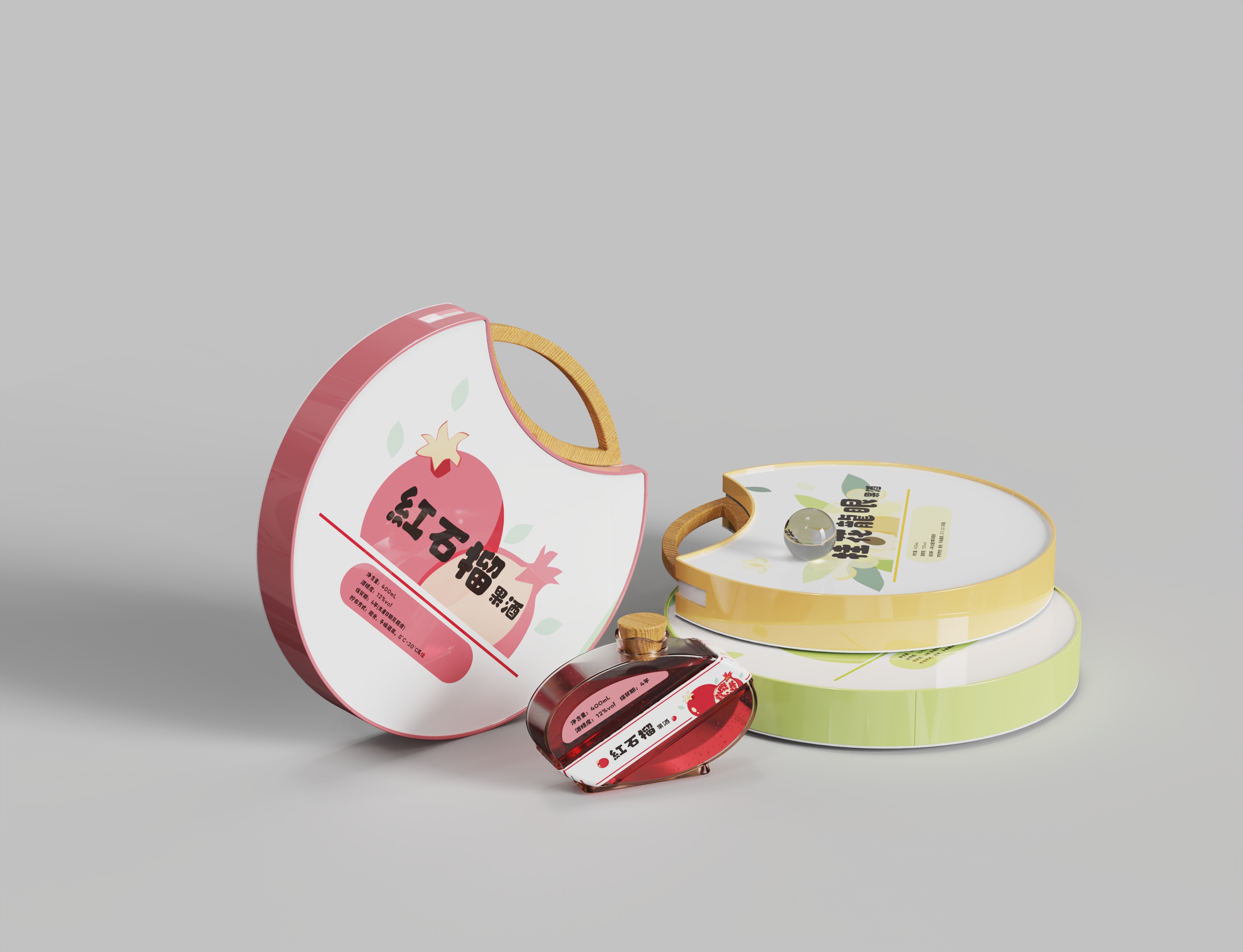 Packaging design, wine packaging design，