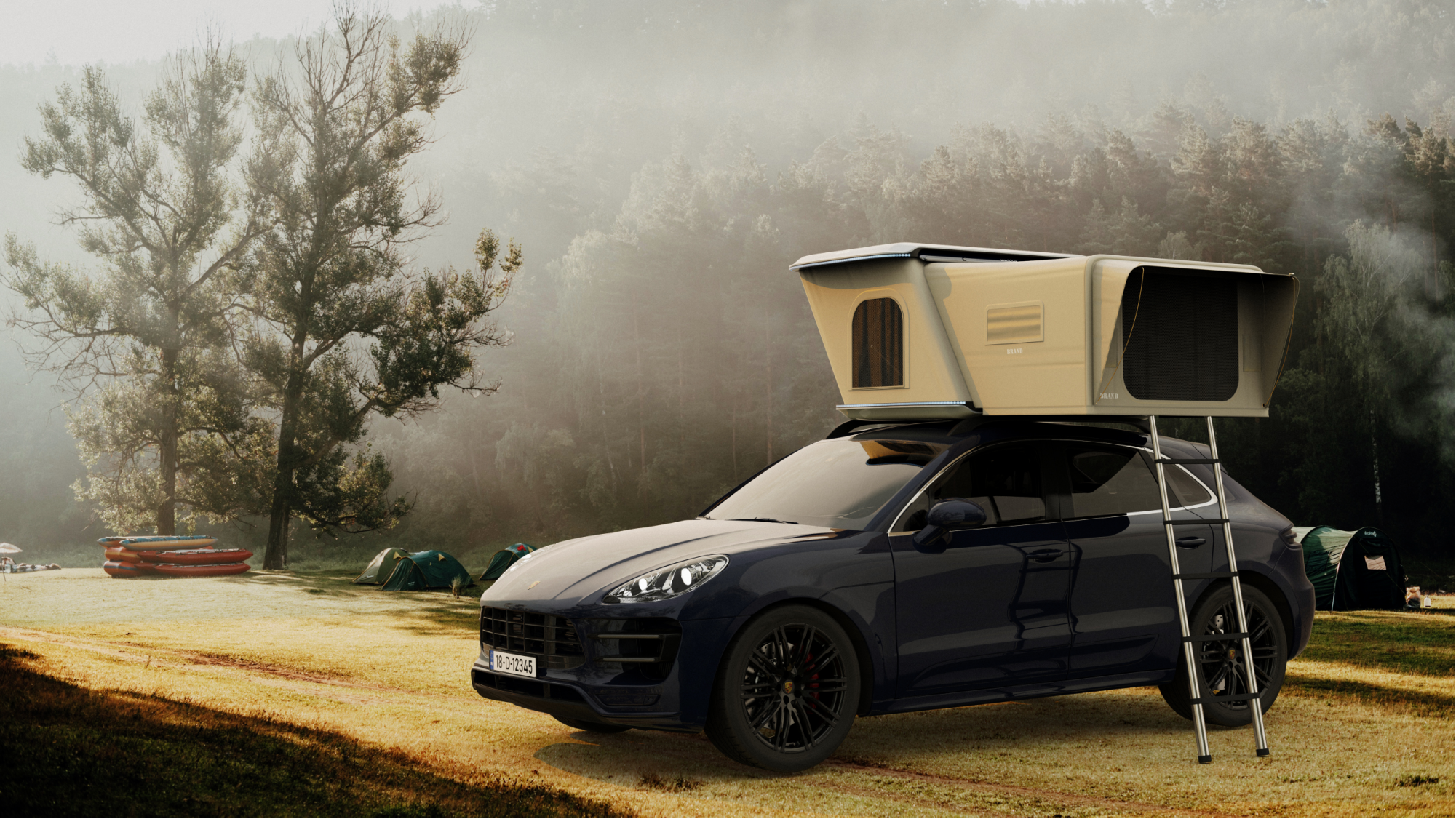 Roof tent，Tent design，