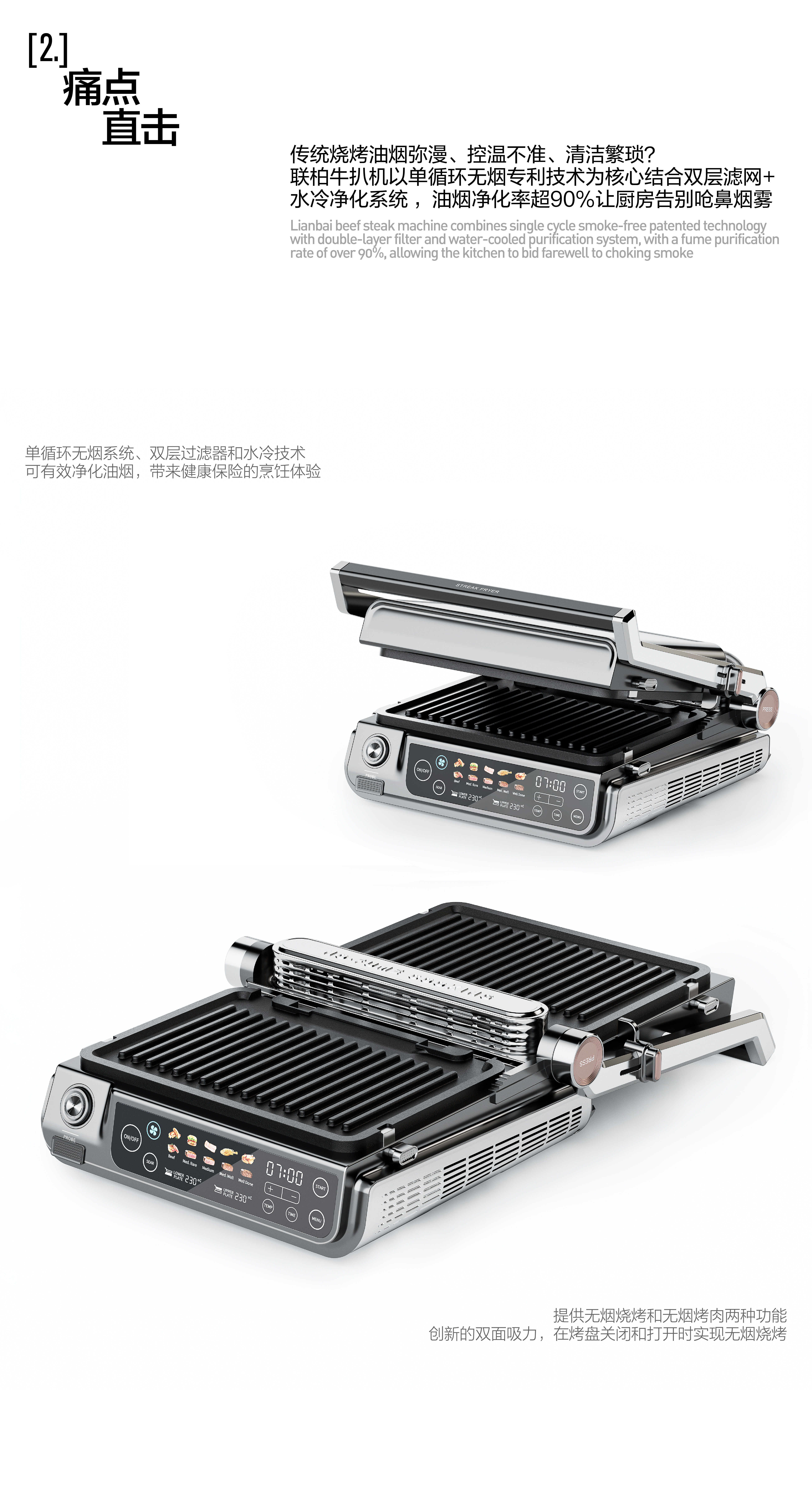 industrial design，product design，Air fryer，steak machine，if，red dot，Kitchen appliances，western kitchen，