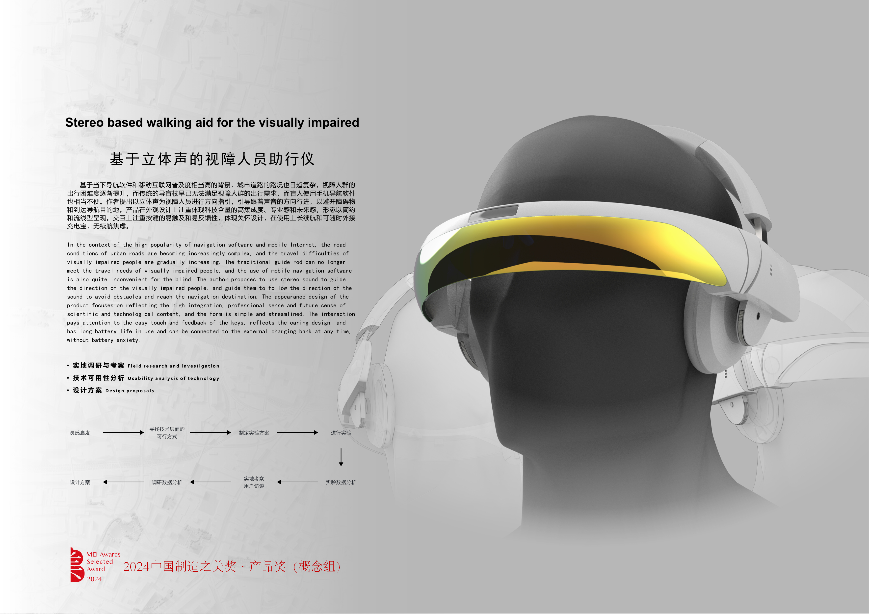blind，Design for Disabilities，glasses，conceptual design，industrial design，