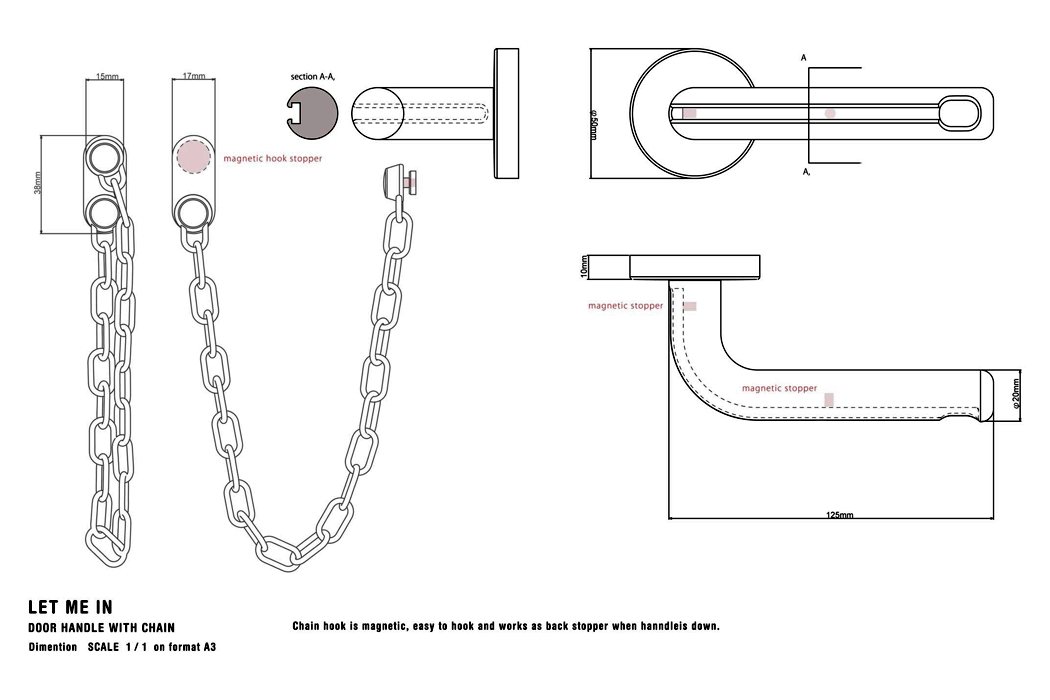 Chains，Door handle，