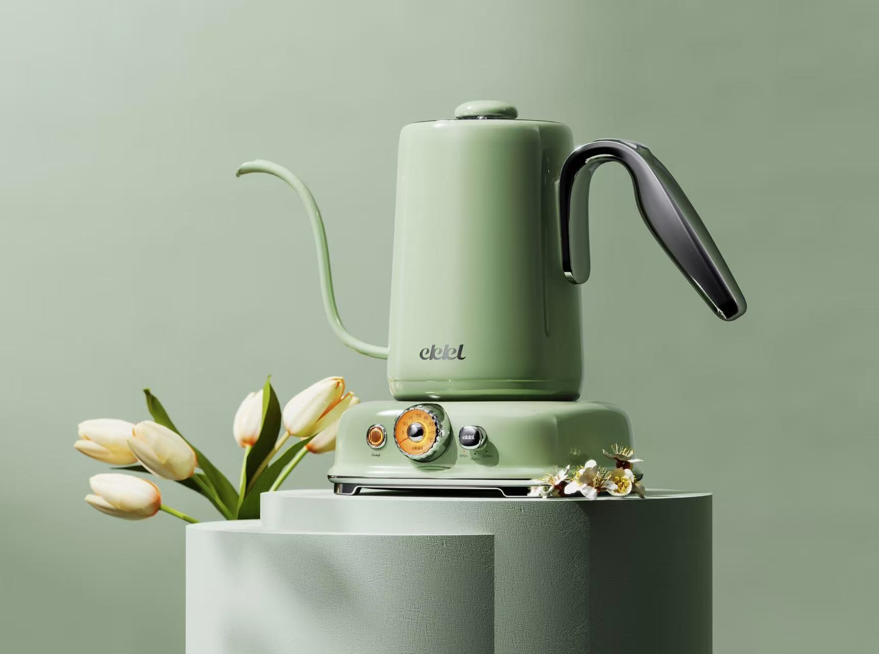 industrial design，product design，Appearance design，Hand coffee pot，High color value kettle，Tea set set，Coffee utensils，Coffee utensils，