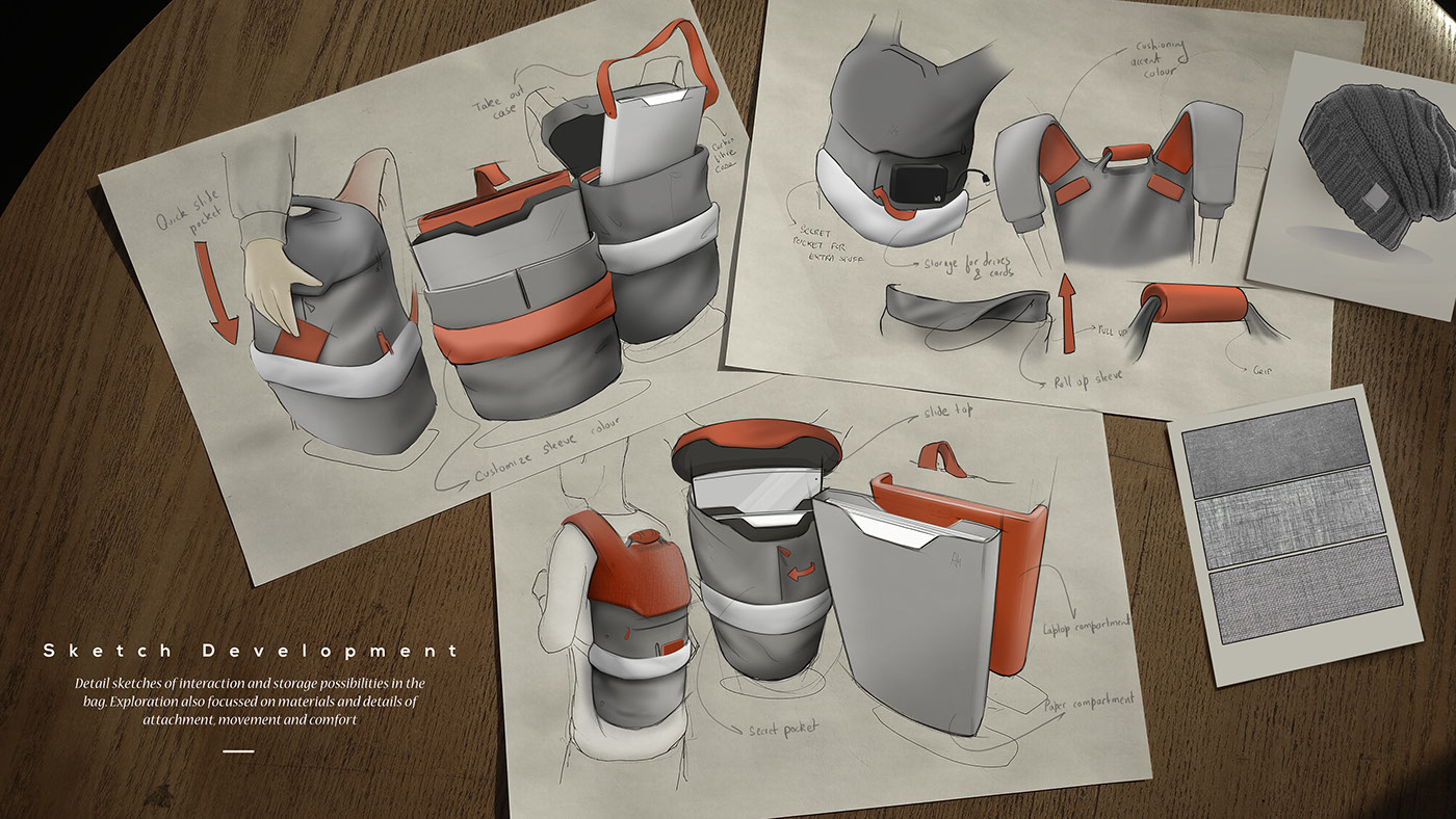 knapsack，canvas，knitting，carbon fibre，Mix and match，