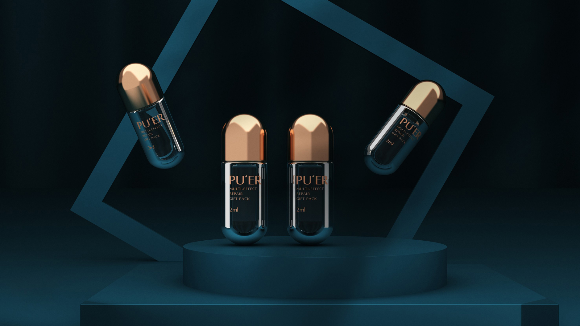 Packaging Design of Repair suit Gift Box，Nursing suit gift box packaging，Skin care suit gift box packaging，