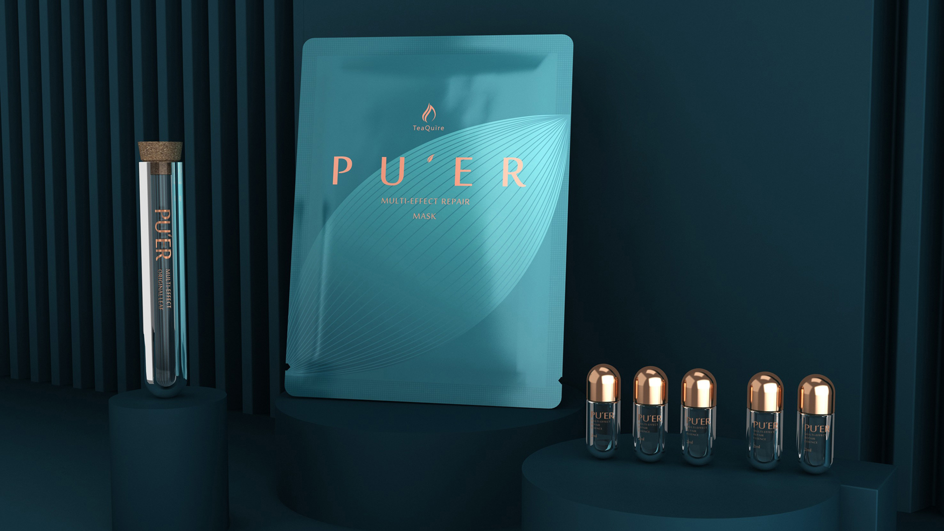 Packaging Design of Repair suit Gift Box，Nursing suit gift box packaging，Skin care suit gift box packaging，