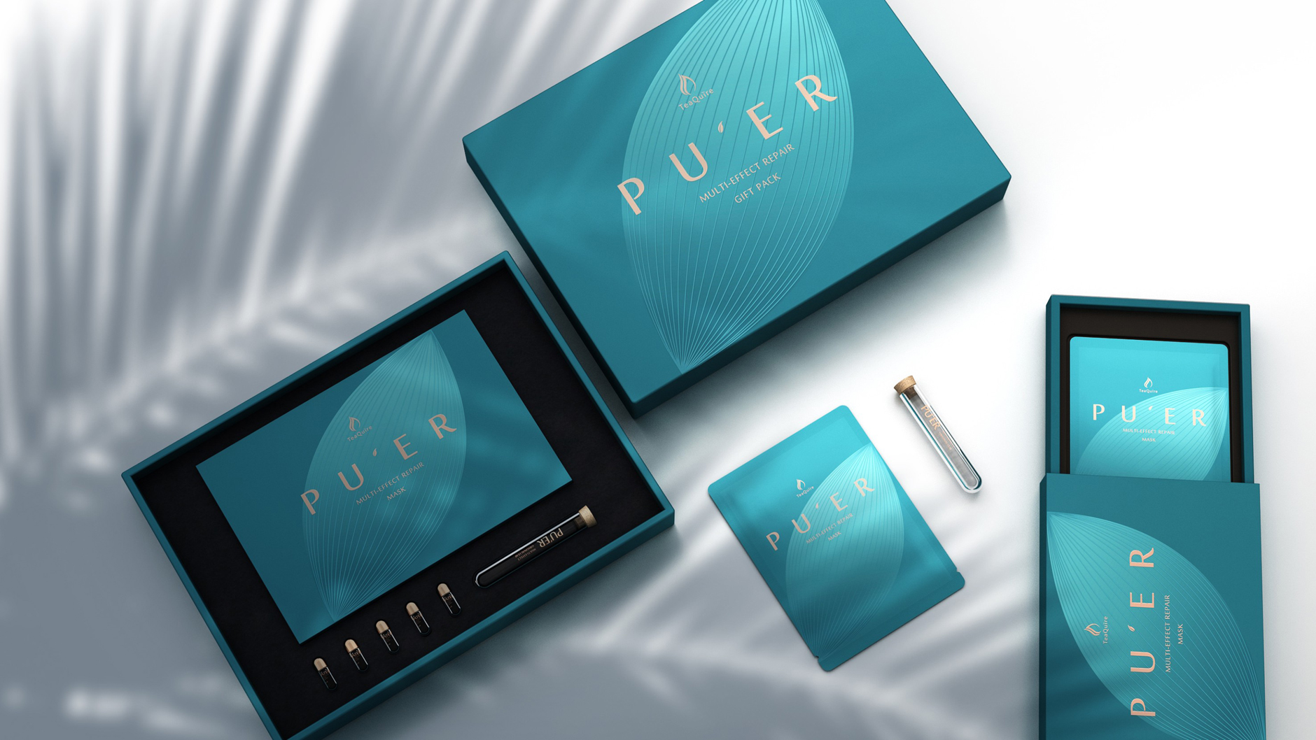 Packaging Design of Repair suit Gift Box，Nursing suit gift box packaging，Skin care suit gift box packaging，