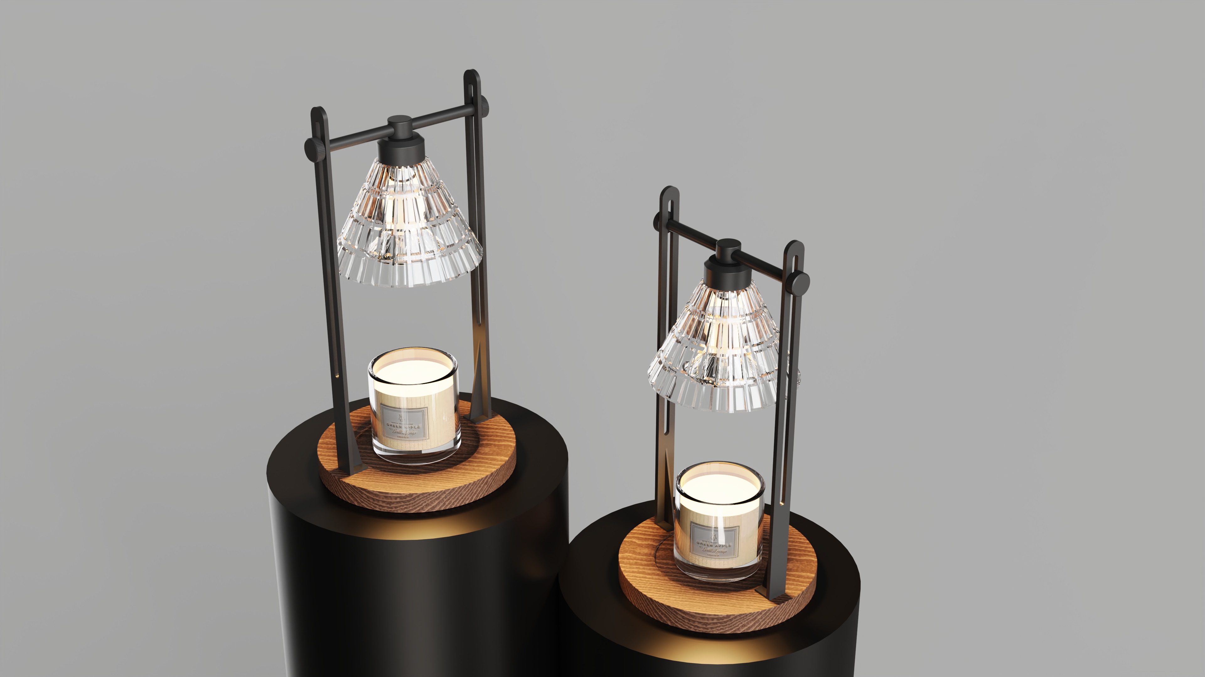 Desk lamp，Lamp design，Lighting design，Appearance design，product design，melting wax lamp，Aromatherapy lamp，