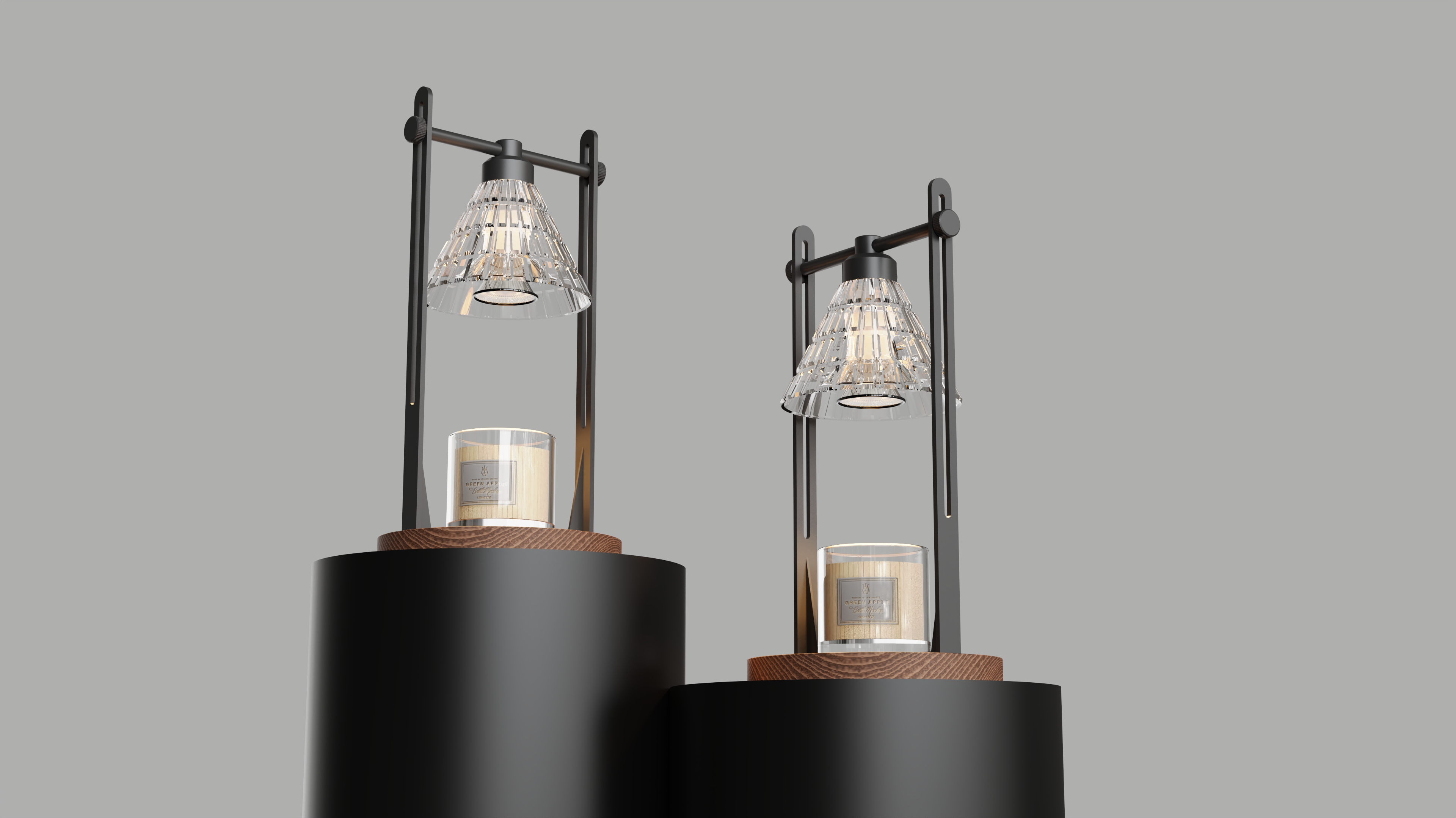 Desk lamp，Lamp design，Lighting design，Appearance design，product design，melting wax lamp，Aromatherapy lamp，