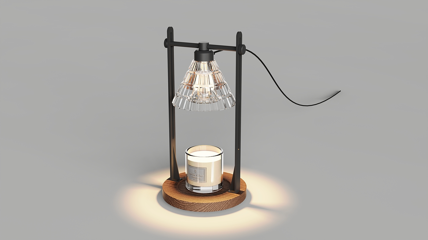 Desk lamp，Lamp design，Lighting design，Appearance design，product design，melting wax lamp，Aromatherapy lamp，