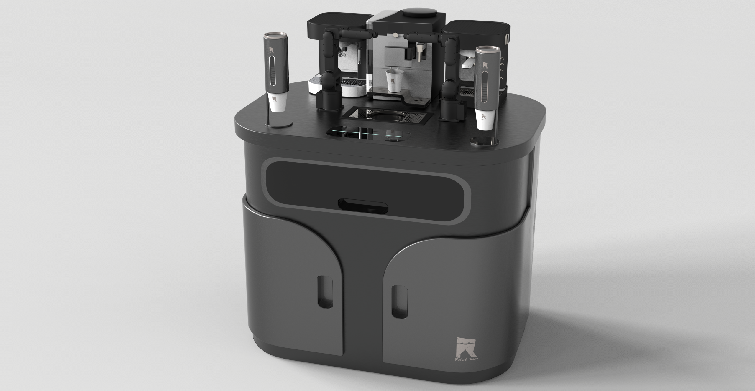 Intelligent tea bar machine，