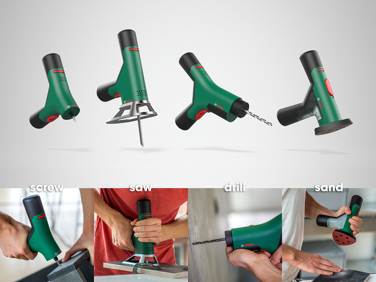 industrial design，product design，Electric tool，Bosch ，