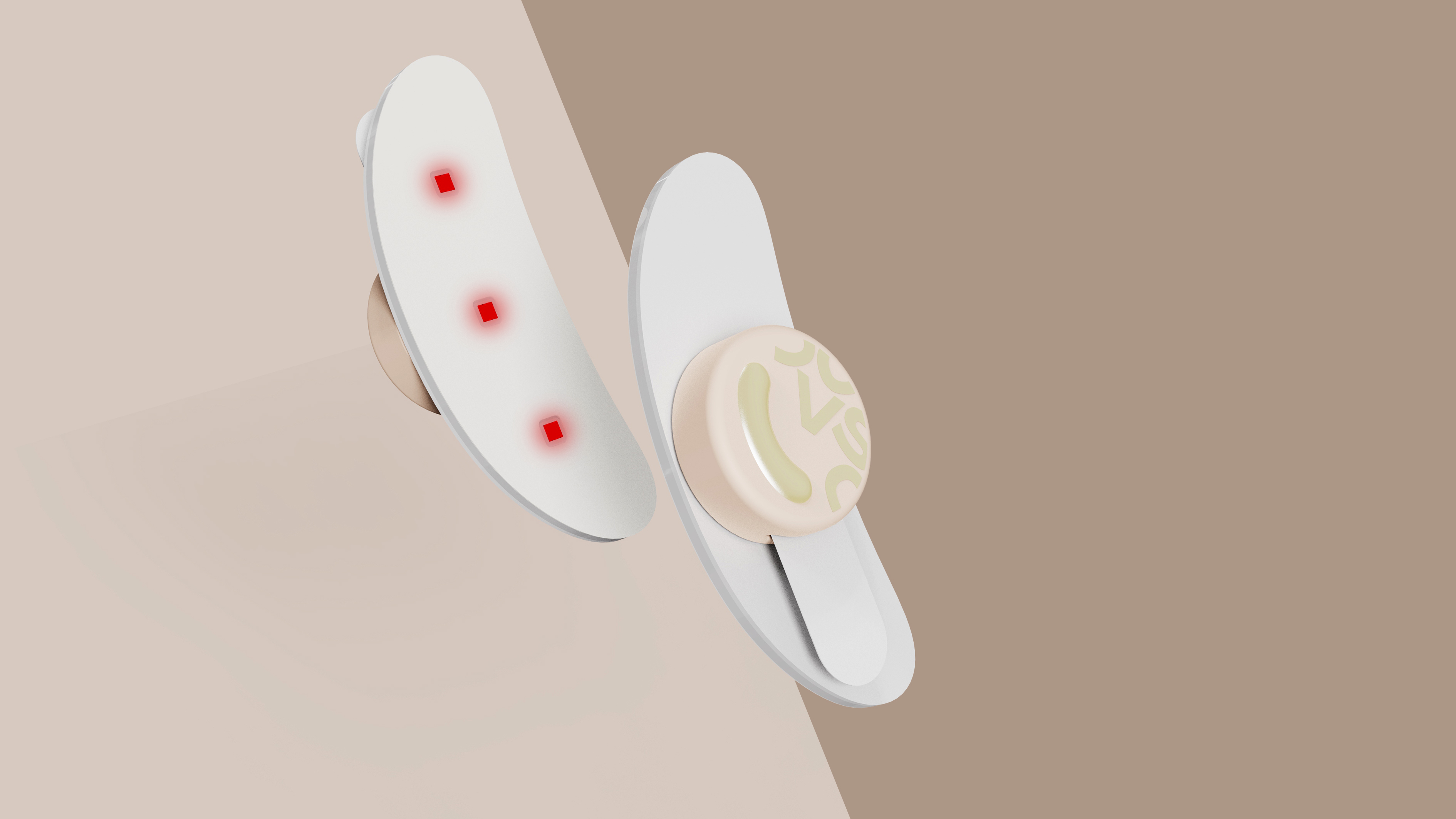 Smile, beauty instrument, light lines, light black, eye care，