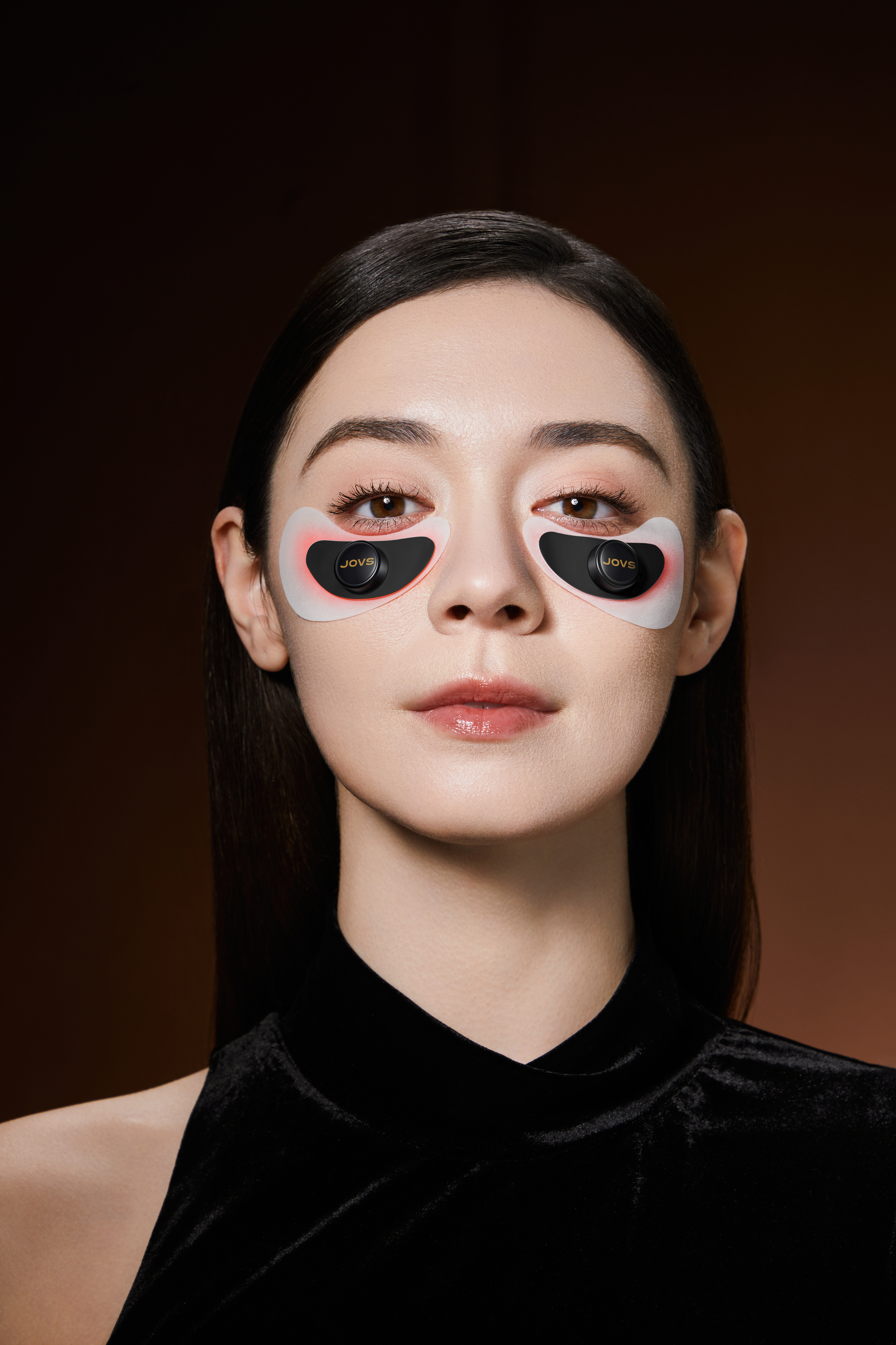 Smile, beauty instrument, light lines, light black, eye care，