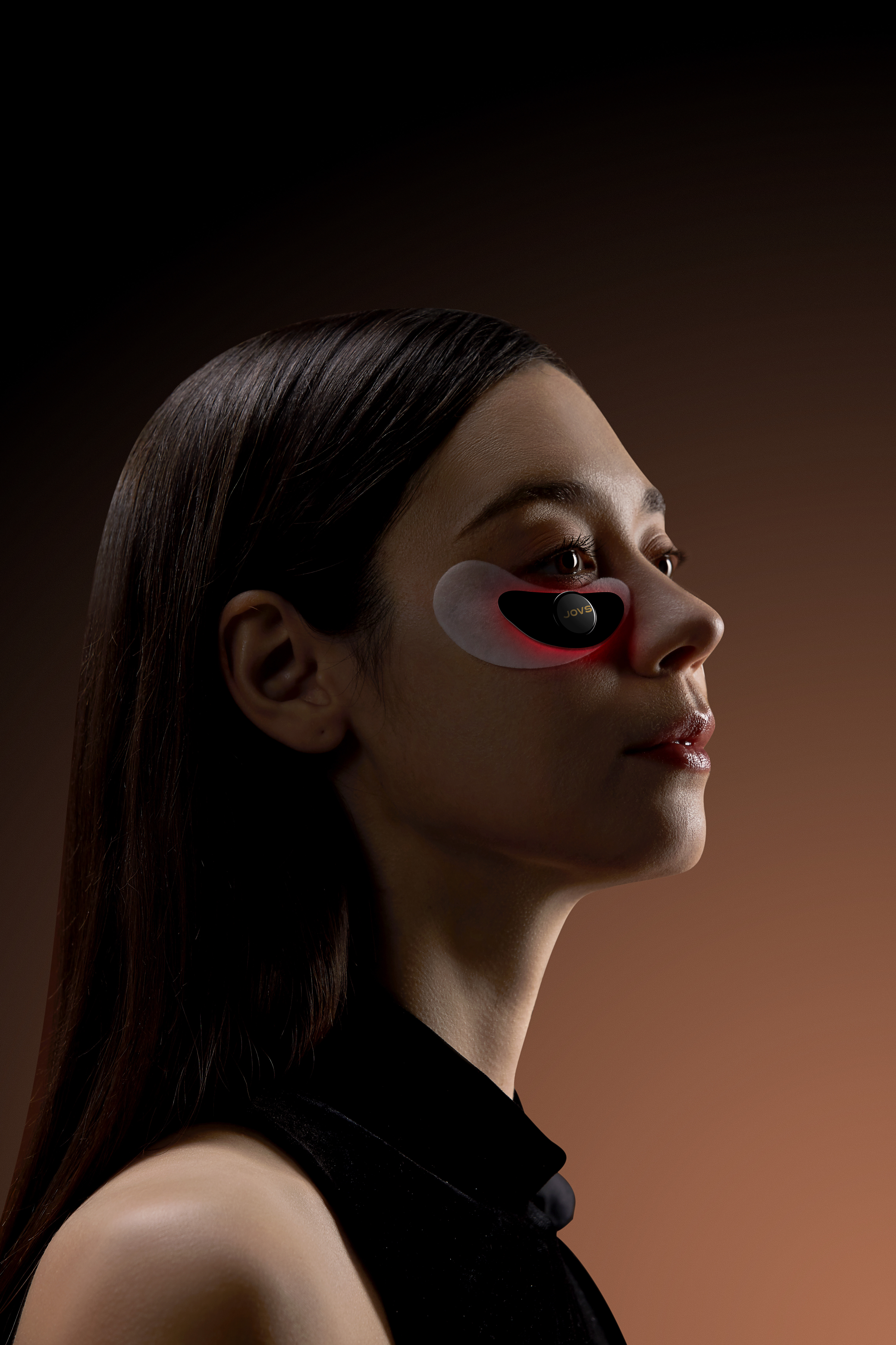 Smile, beauty instrument, light lines, light black, eye care，