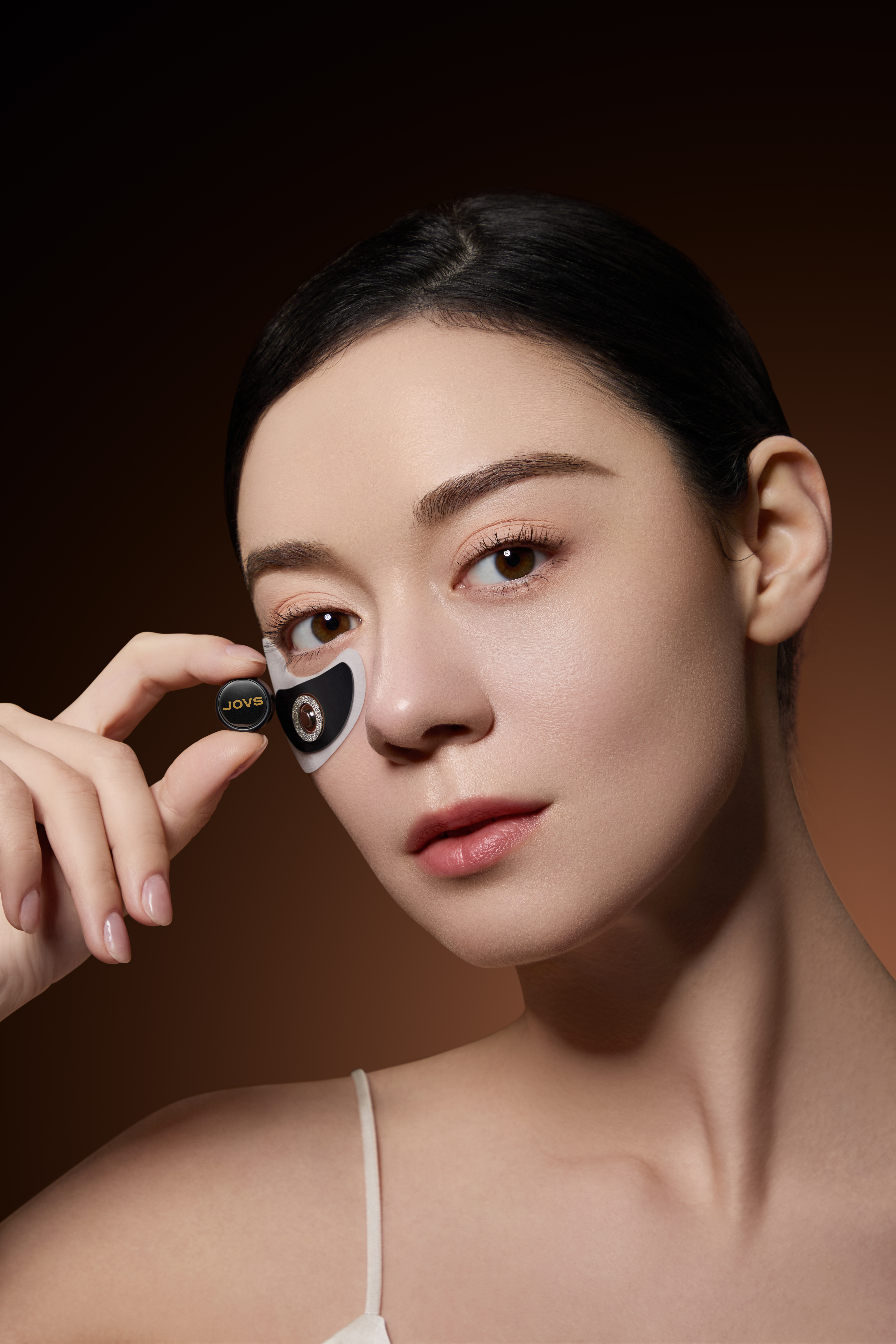 Smile, beauty instrument, light lines, light black, eye care，