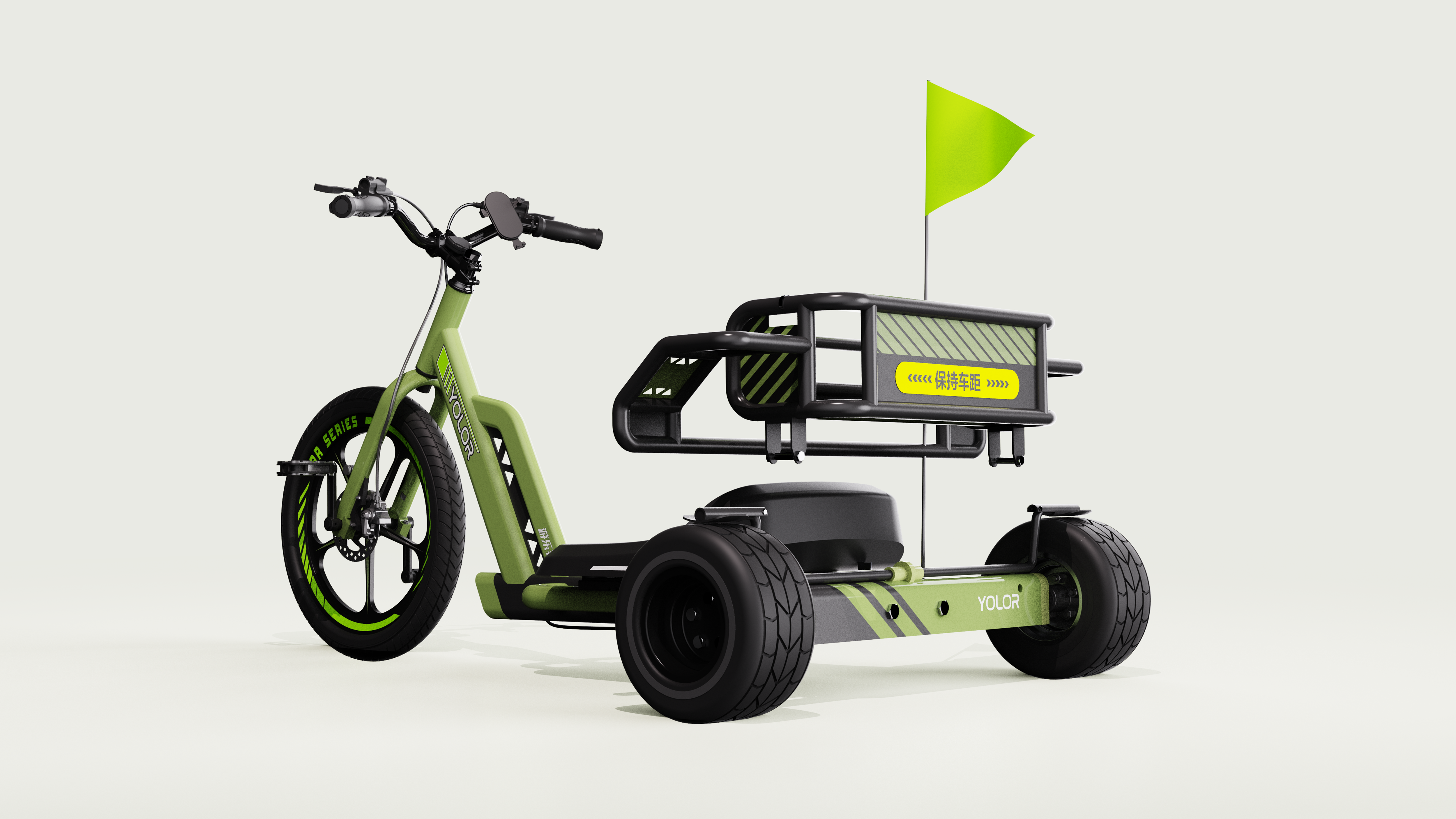 Tricycle design，Sightseeing car，Racing car，