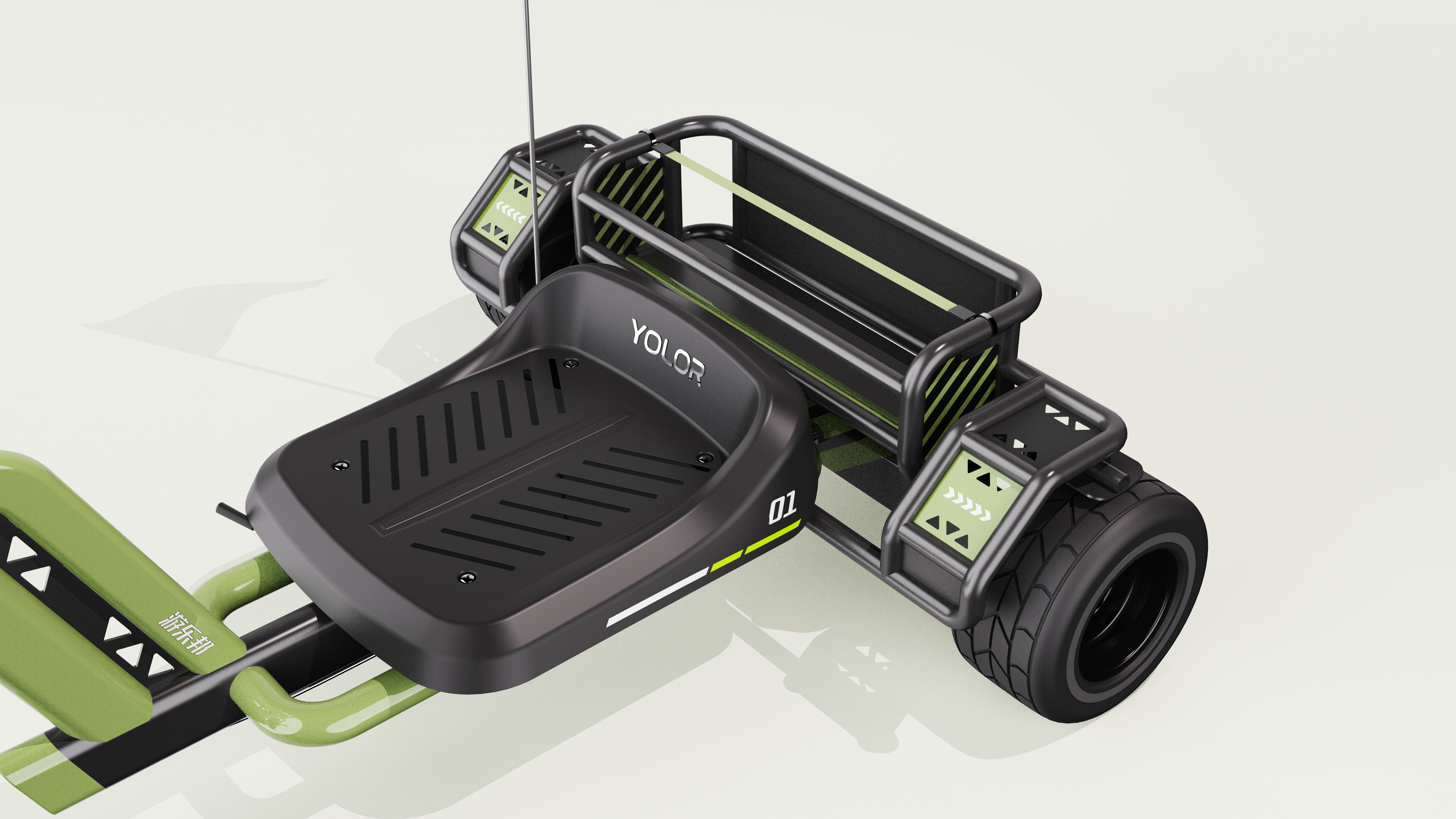 Tricycle design，Sightseeing car，Racing car，