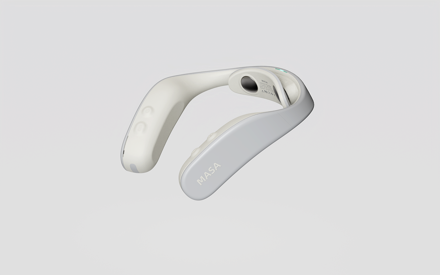 Massage apparatus，industrial design，product design，Great health，physiotherapy，artificial intelligence，wear，