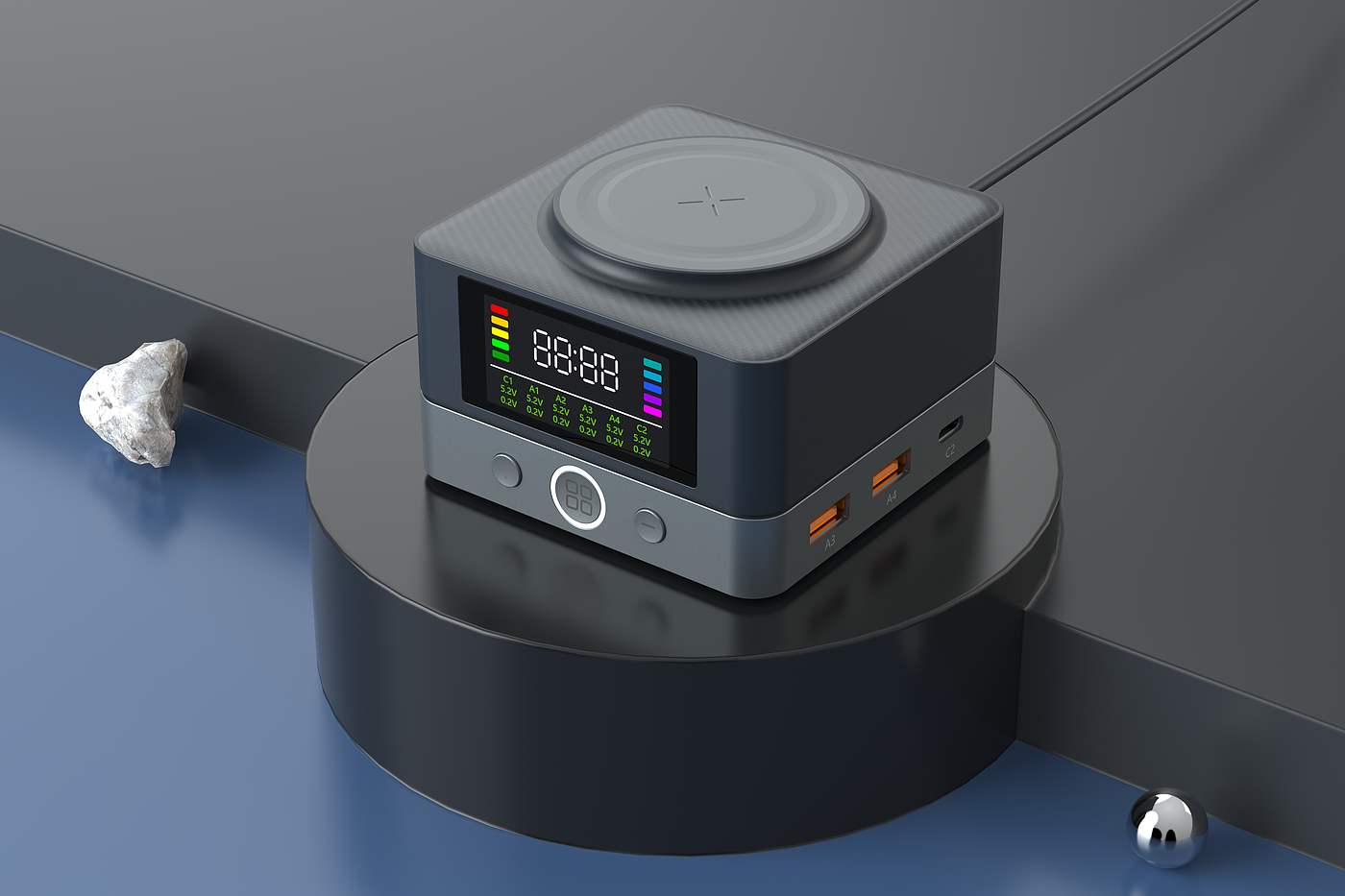 Wireless charging，Socket，Power Supply，3c，Digital，