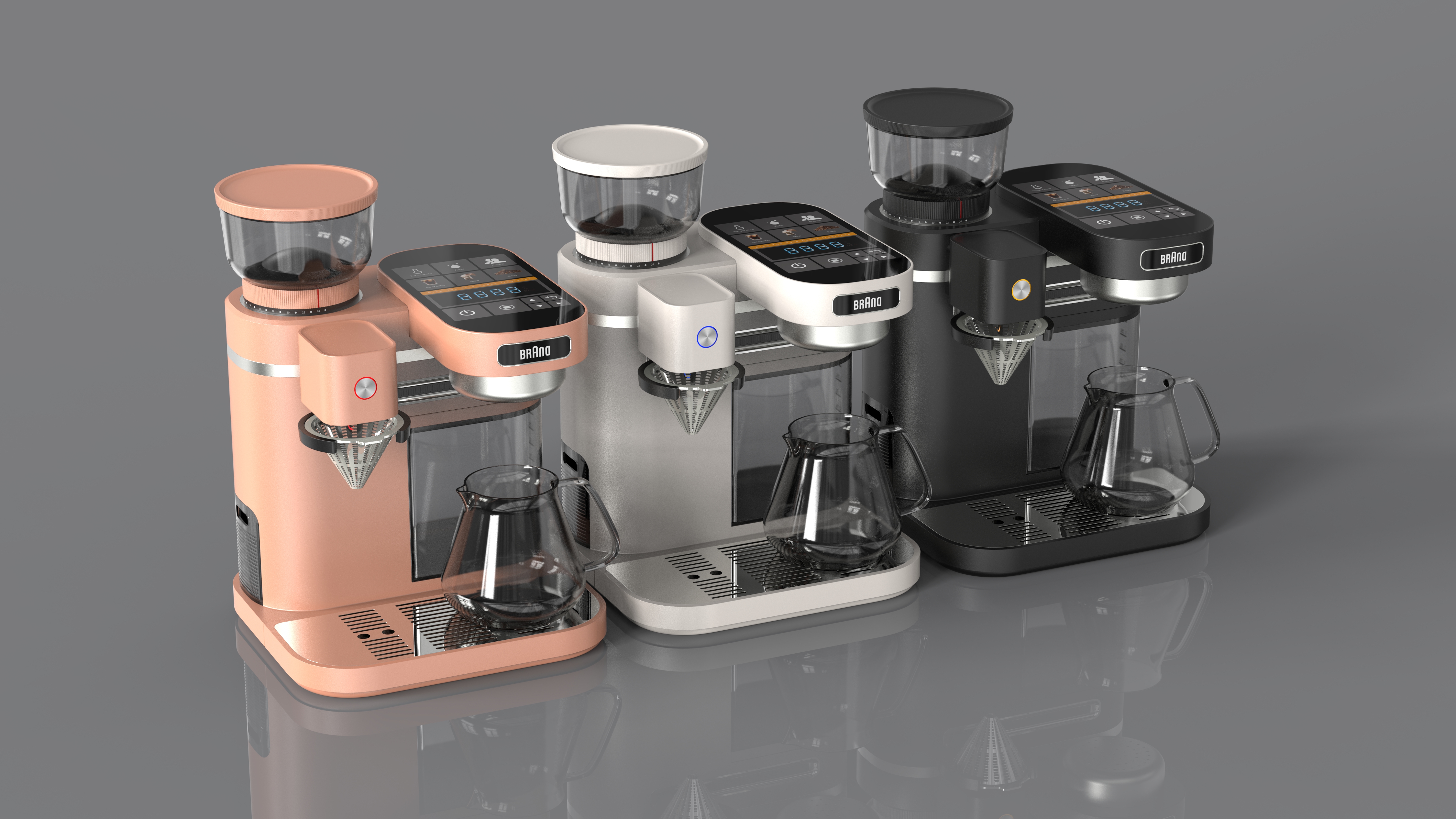 Drip coffee machine，Appearance design，Improve user experience，Functional integration，Adapt to multiple application scenarios，Make coffee by hand，