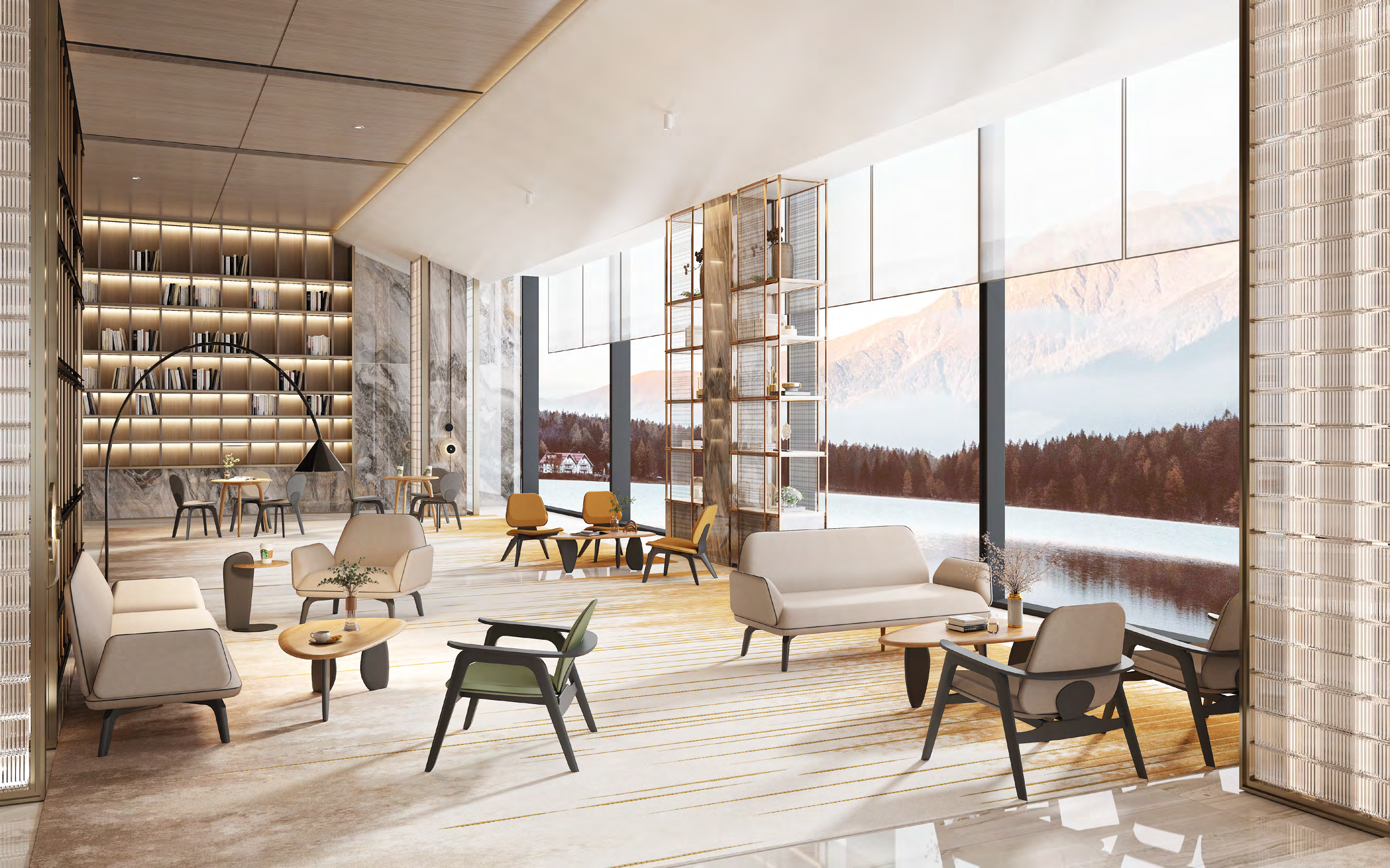 Beb, software, public leisure, sofa, Yu room design，