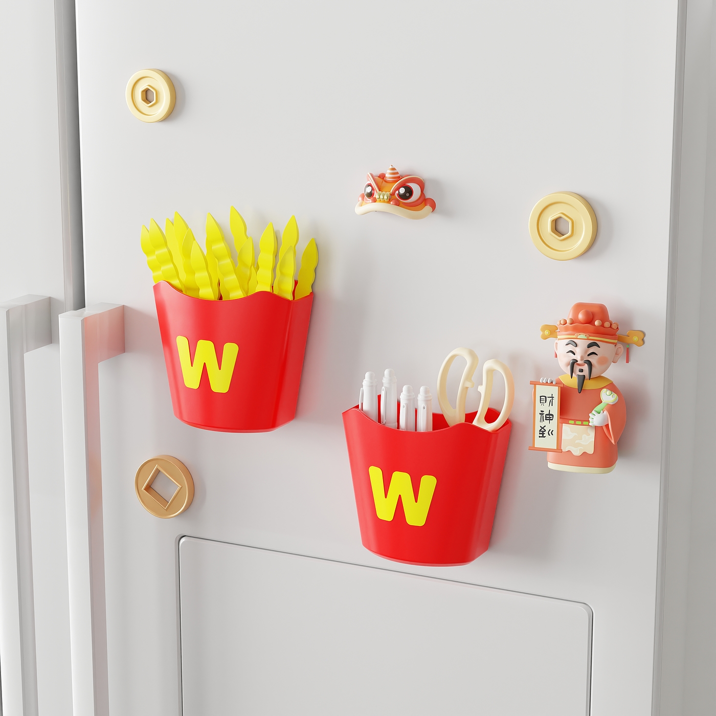 Home department store，lovely，Kitchen supplies，Clip，Fork，multi-function，Receive，product design，