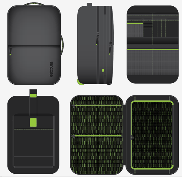 Luggage design，travel，outdoors，Receive，