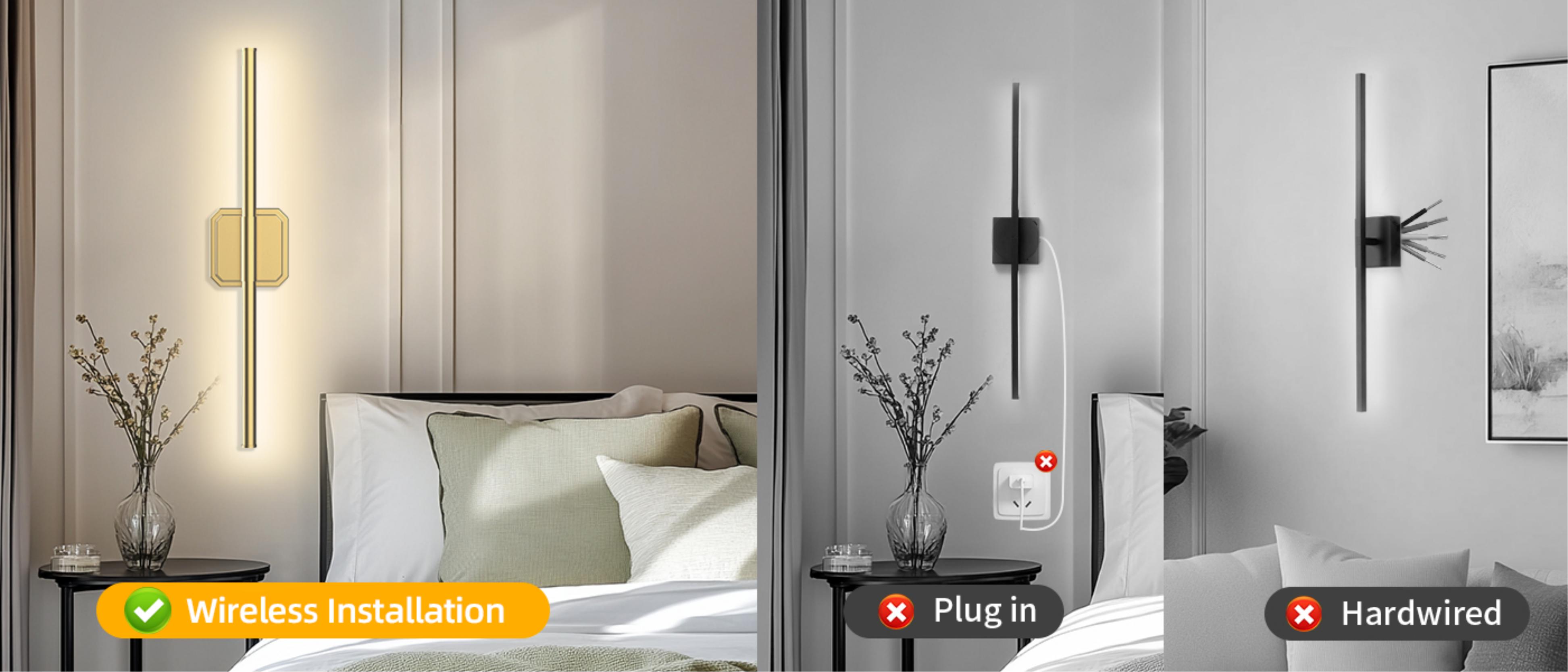 Wall lamp，Bathroom wall lamp，Home wall lamp，Metal wall lamp，Rechargeable wall lamp，wireless wall lamp，